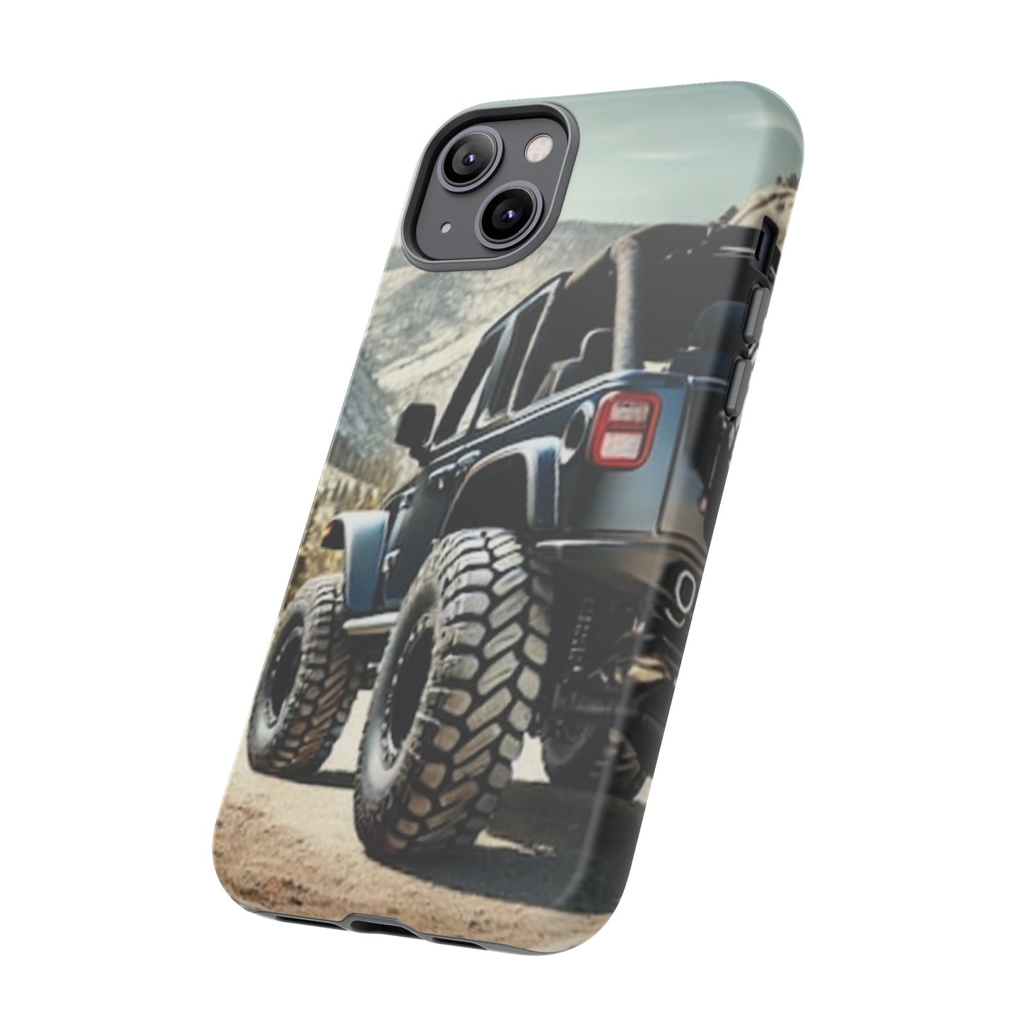 Blue Jeep Protective Phone Case