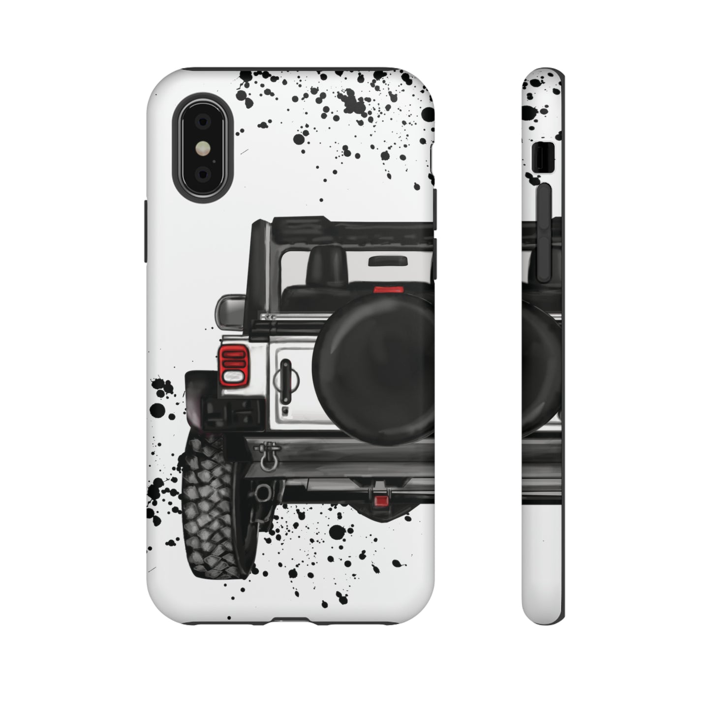 Off Road Life White Protective Case for Iphone, Google and Samsung