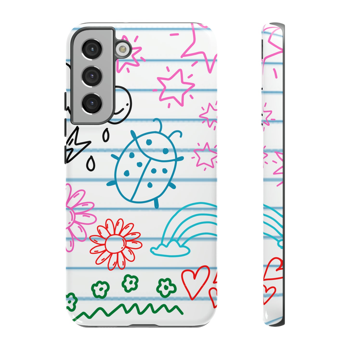 Kid Doodles Protective Phone Case for IPhone, Google and Samsung phones