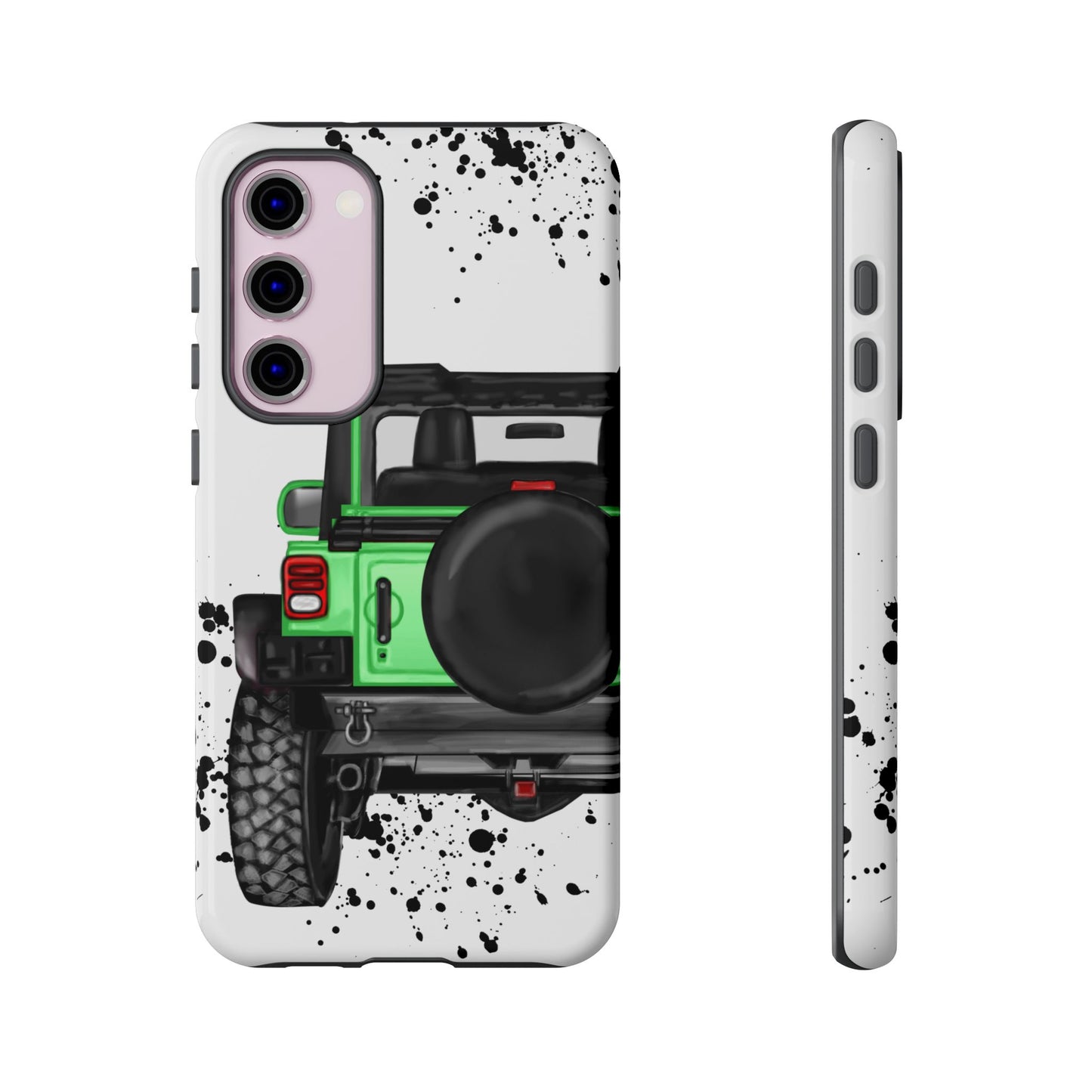 Off Road Life Green Protective Case for Iphone, Google and Samsung