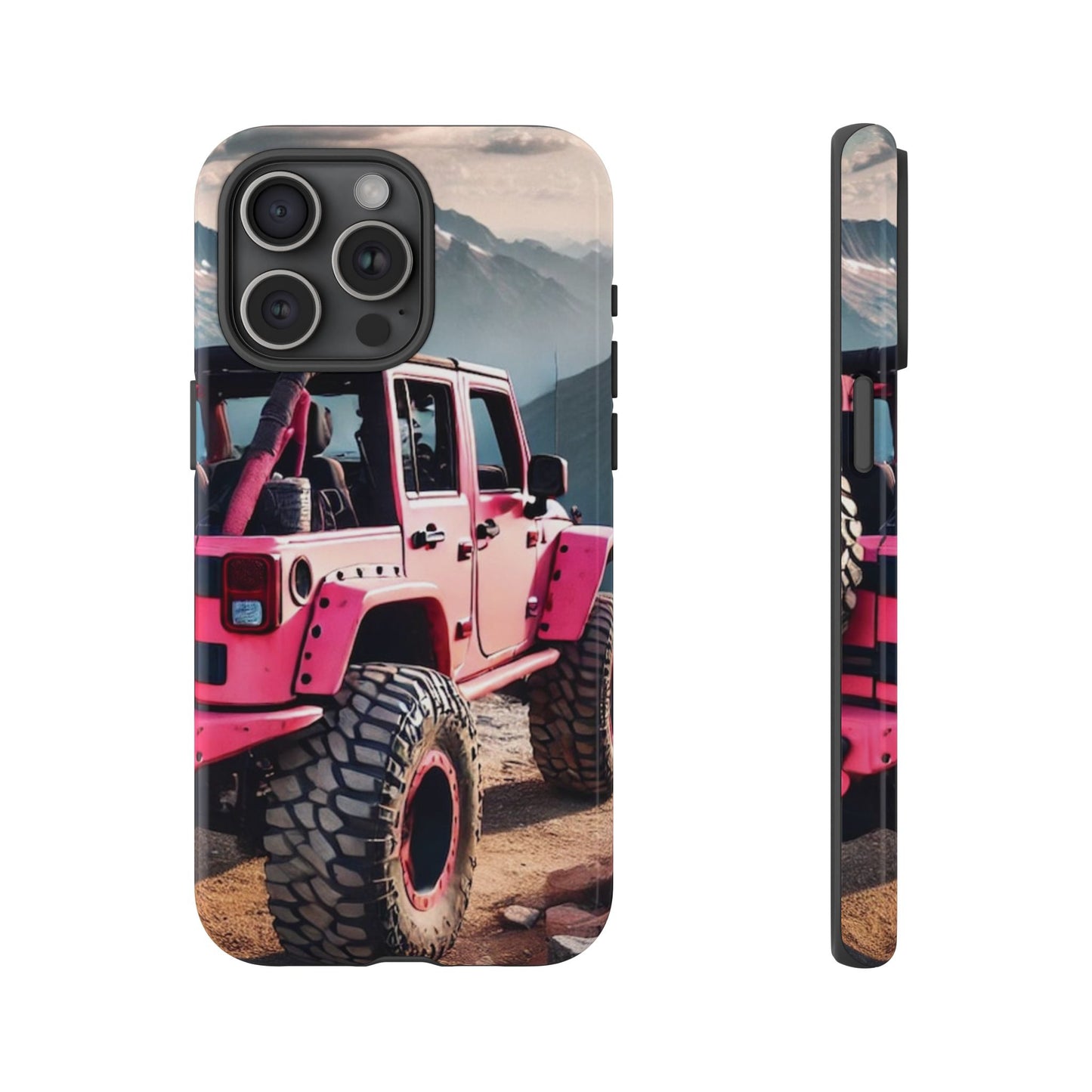 Pink Off Road Girl Phone Case
