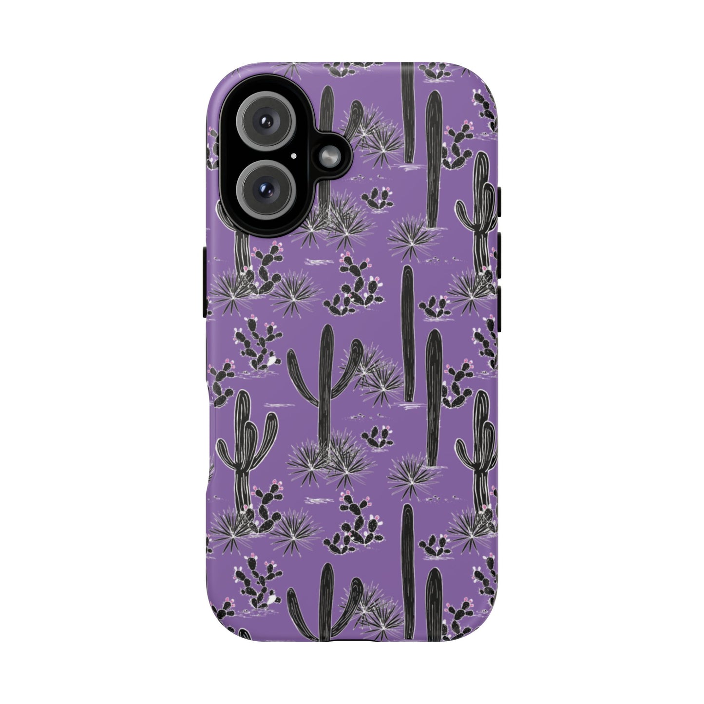 Purple Cactus Love Phone Case
