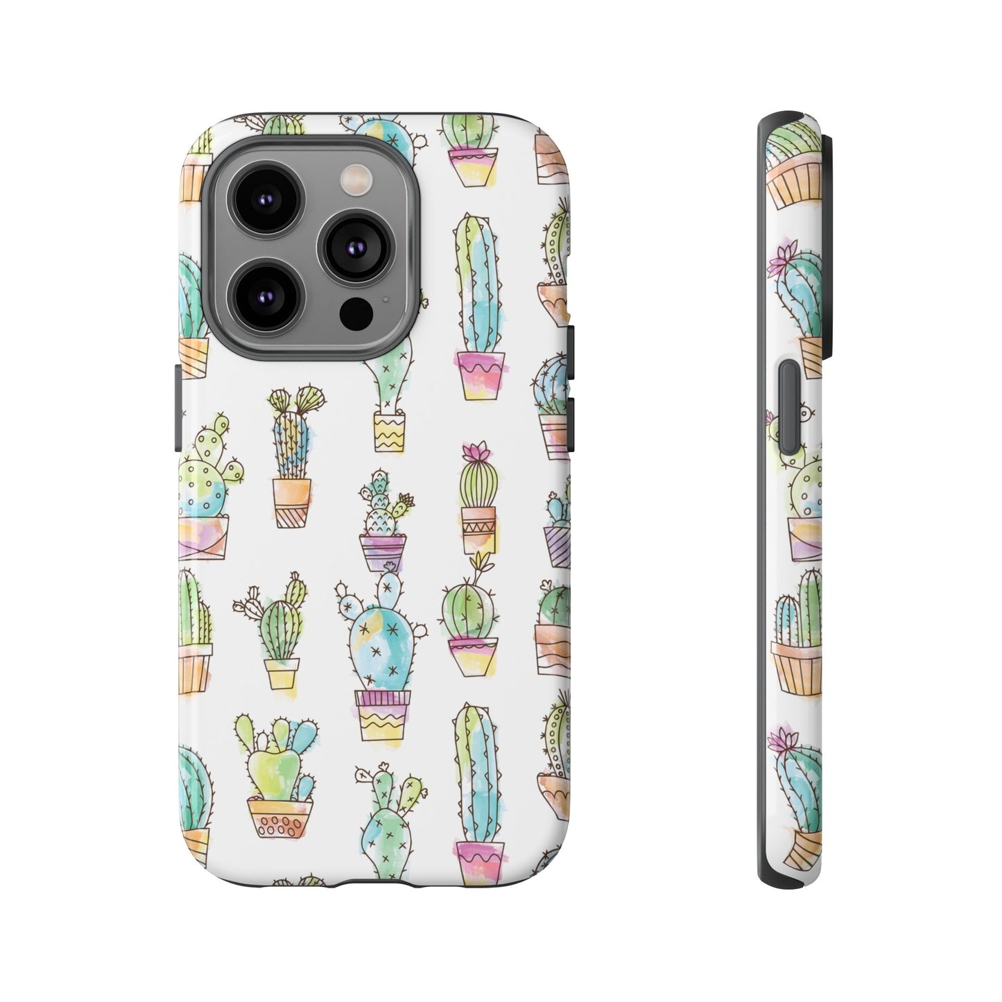 Pastel Cactus Love Phone Case