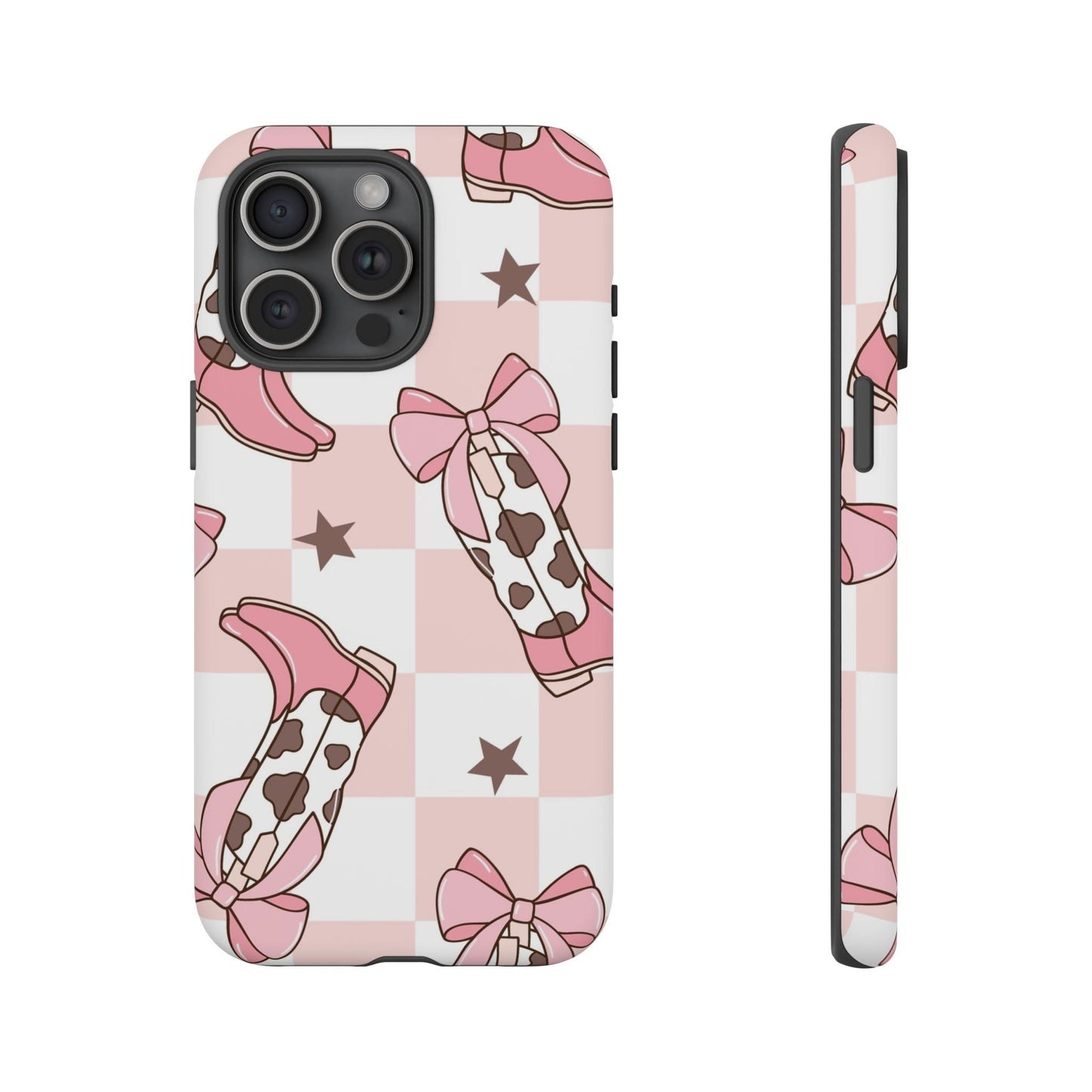 Cowboy Boots and Bows Protective Phone Case