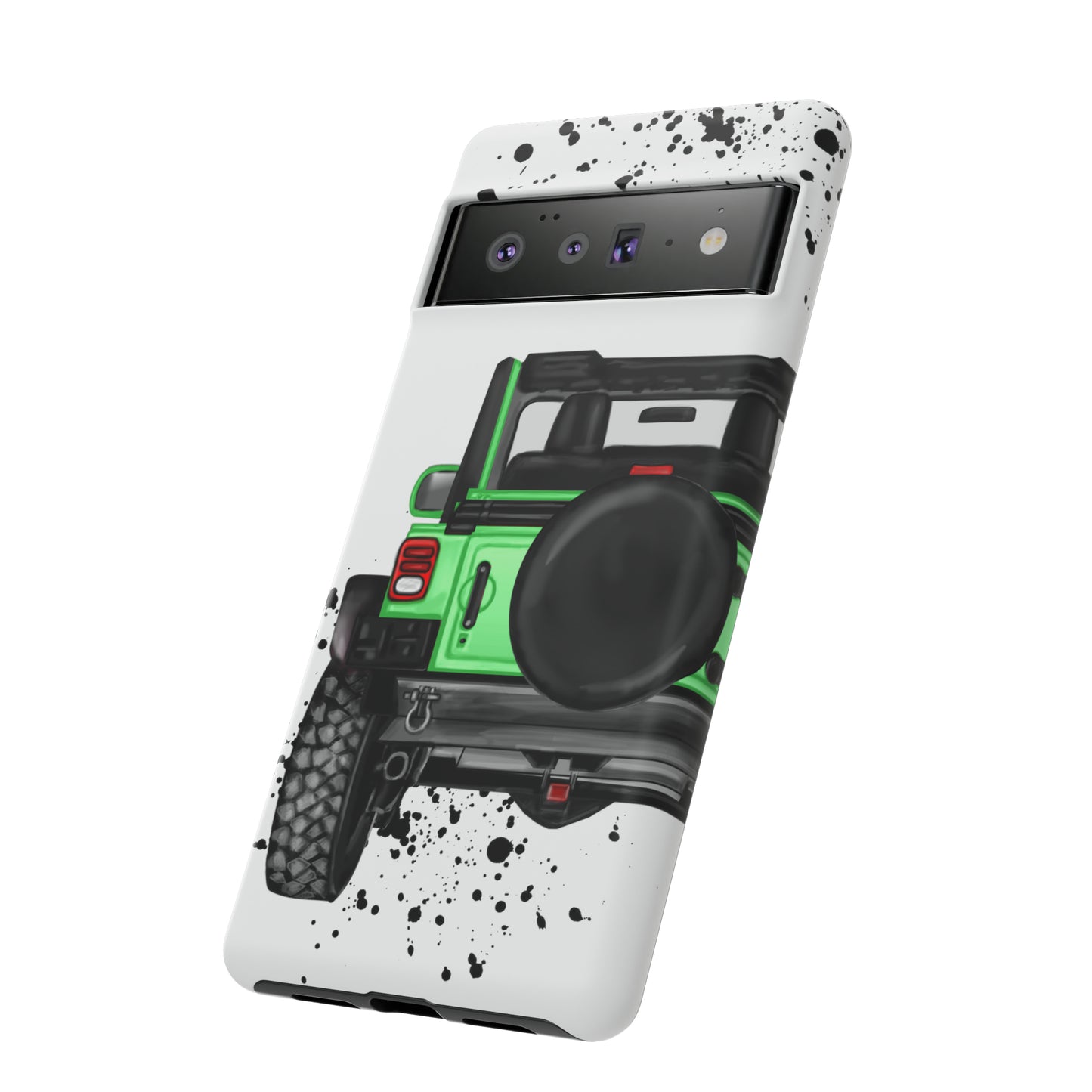 Off Road Life Green Protective Case for Iphone, Google and Samsung