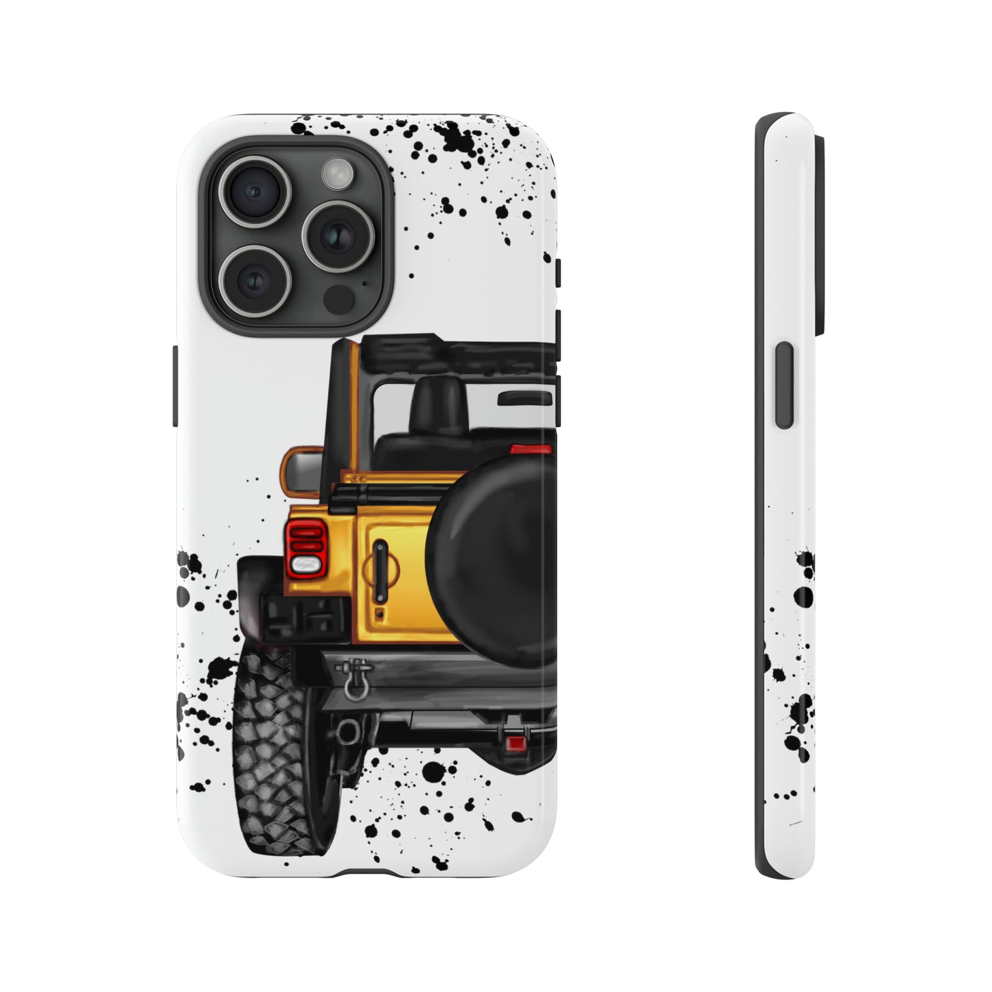 Off Road Life Yellow Protective Case for Iphone, Google and Samsung