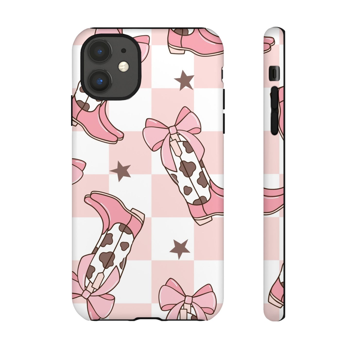 Cowboy Boots and Bows Protective Phone Case