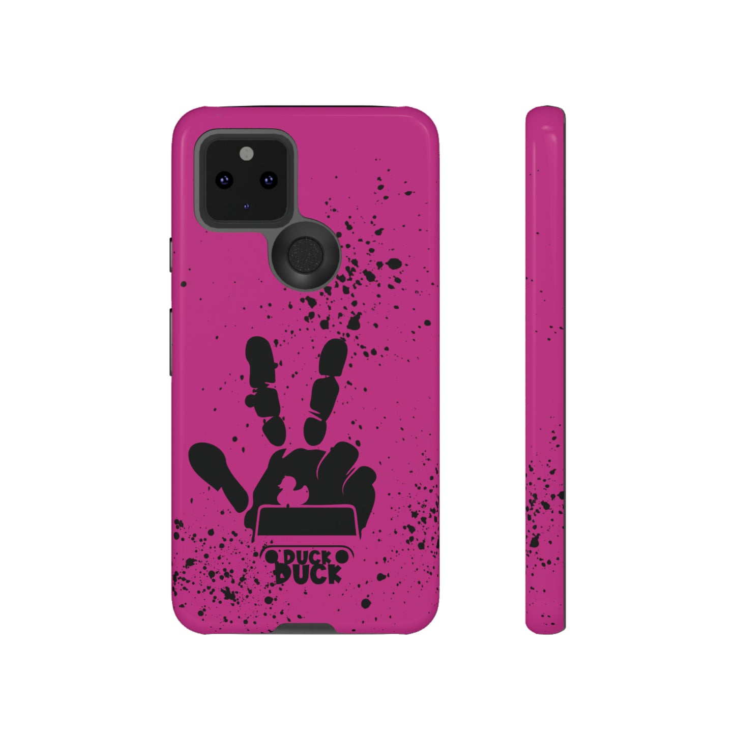 Duck Duck Hot Pink Protective Phone Case for IPhone, Samsung and Google Phone