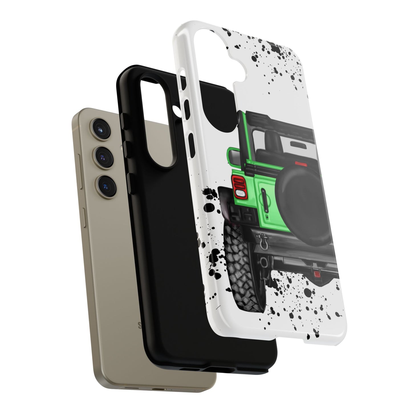 Off Road Life Green Protective Case for Iphone, Google and Samsung