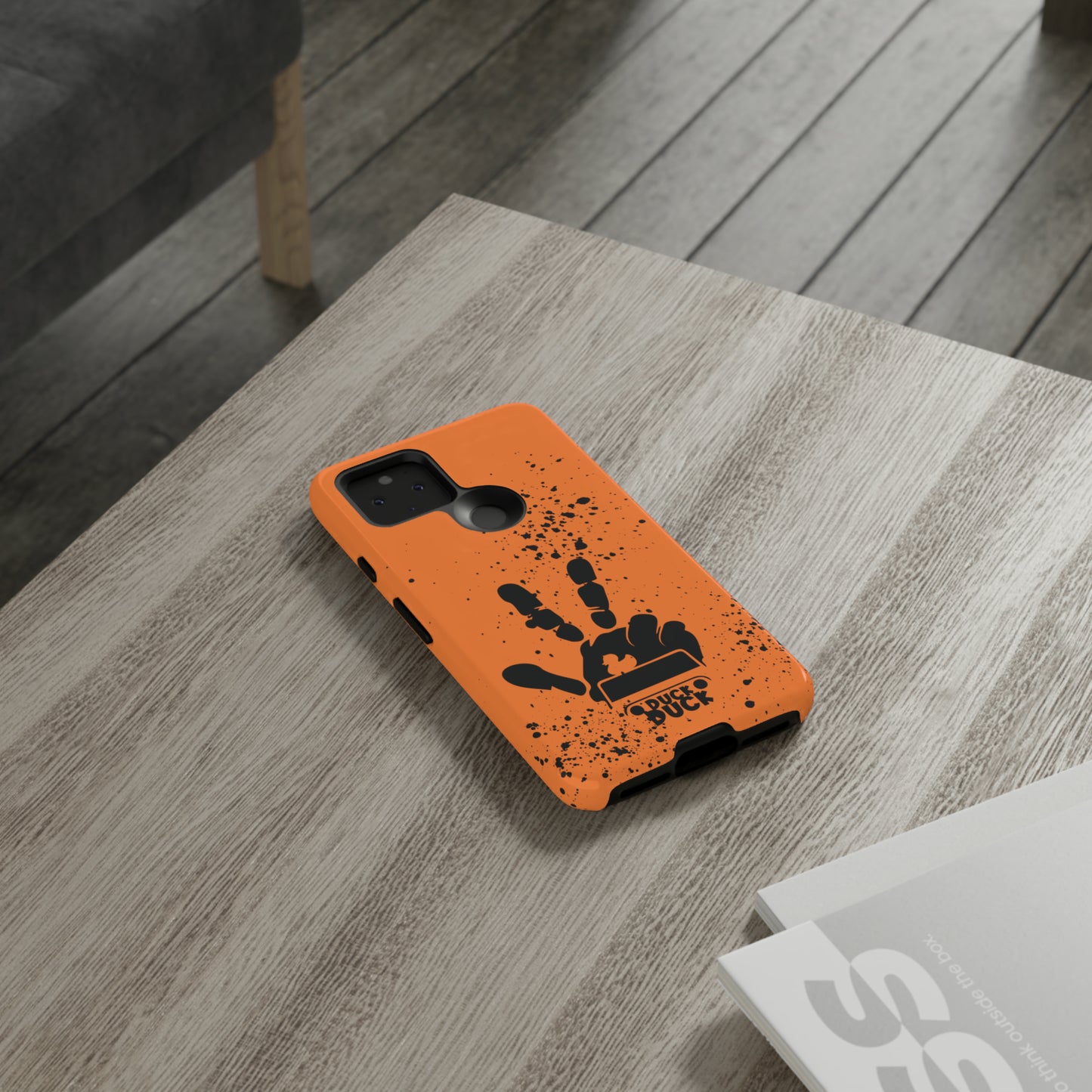 Duck Duck Orange Protective Phone Case for IPhone, Samsung and Google Phones