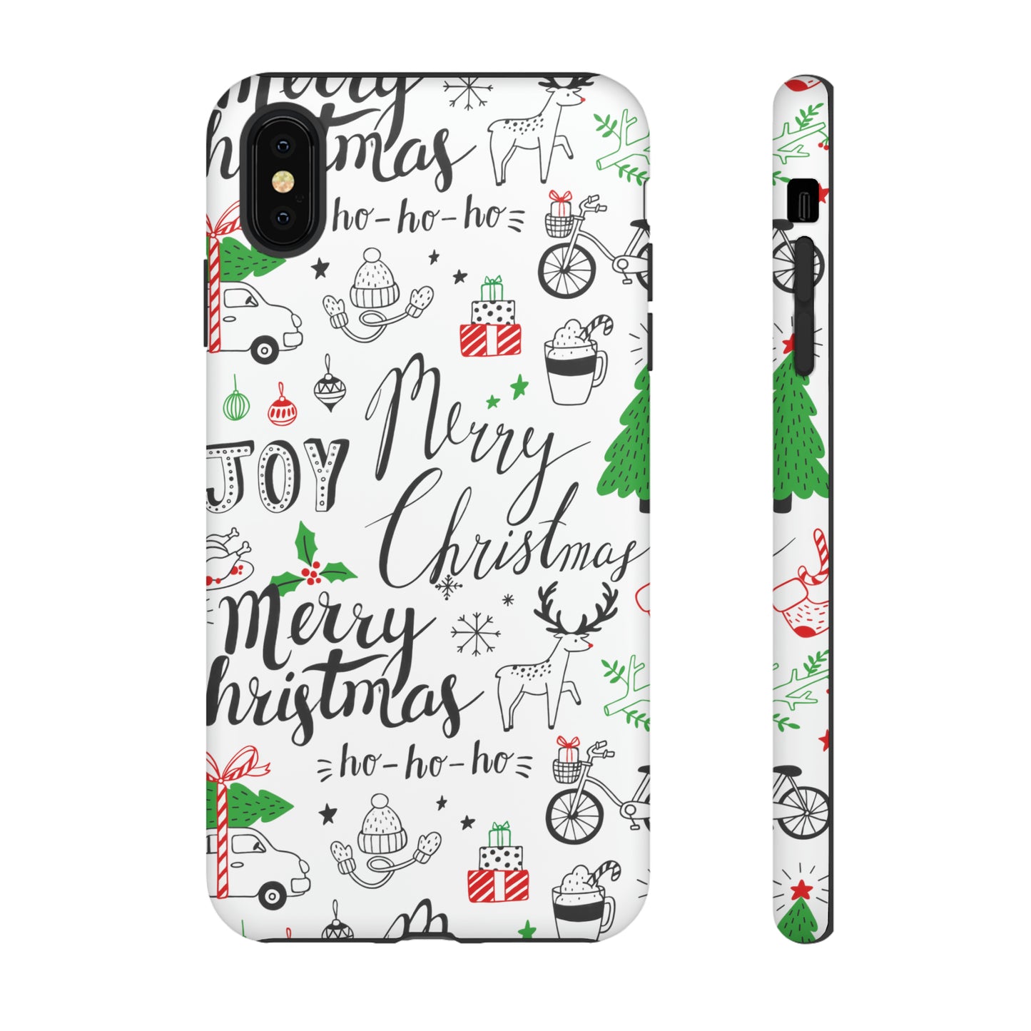 Merry Christmas Protective Phone Case for Iphone, Samsung and Google Phones