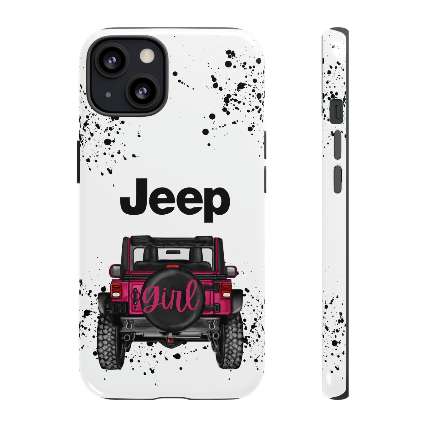 Off Road Girl Red Protective Case for Iphone, Google and Samsung Phones