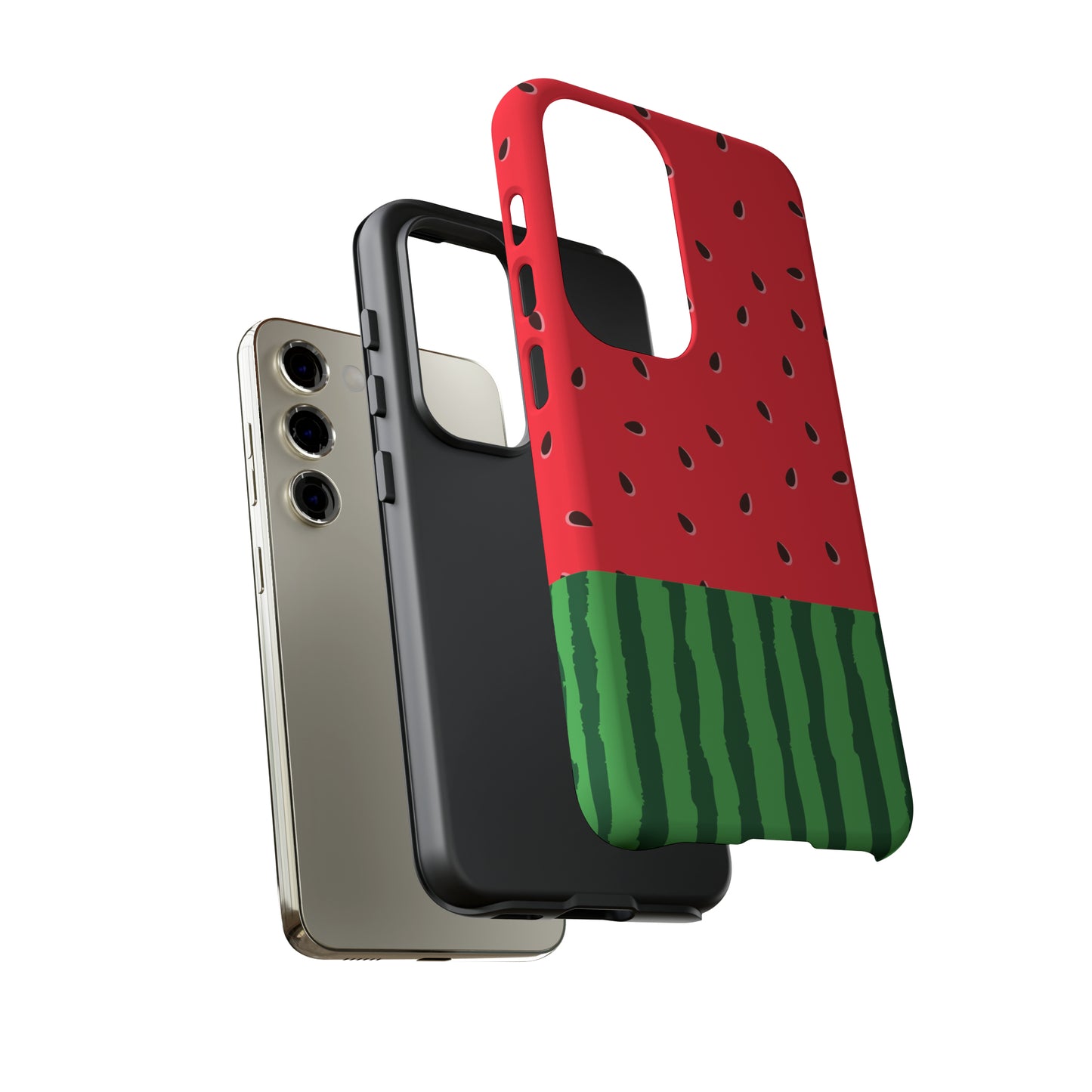 Adorable Watermelon Protective Phone Case for Google, Iphone, and Samsung Phone Cases