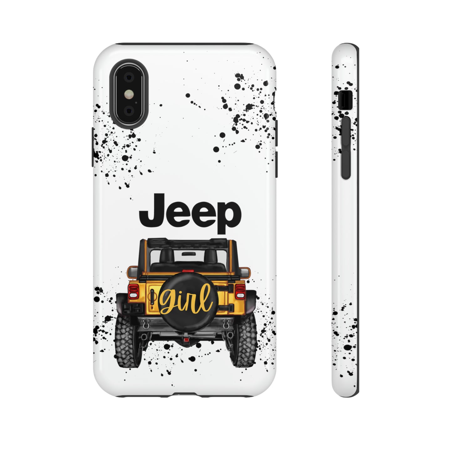 Off Road Girl Yellow Protective Case for Iphone, Google and Samsung Phones