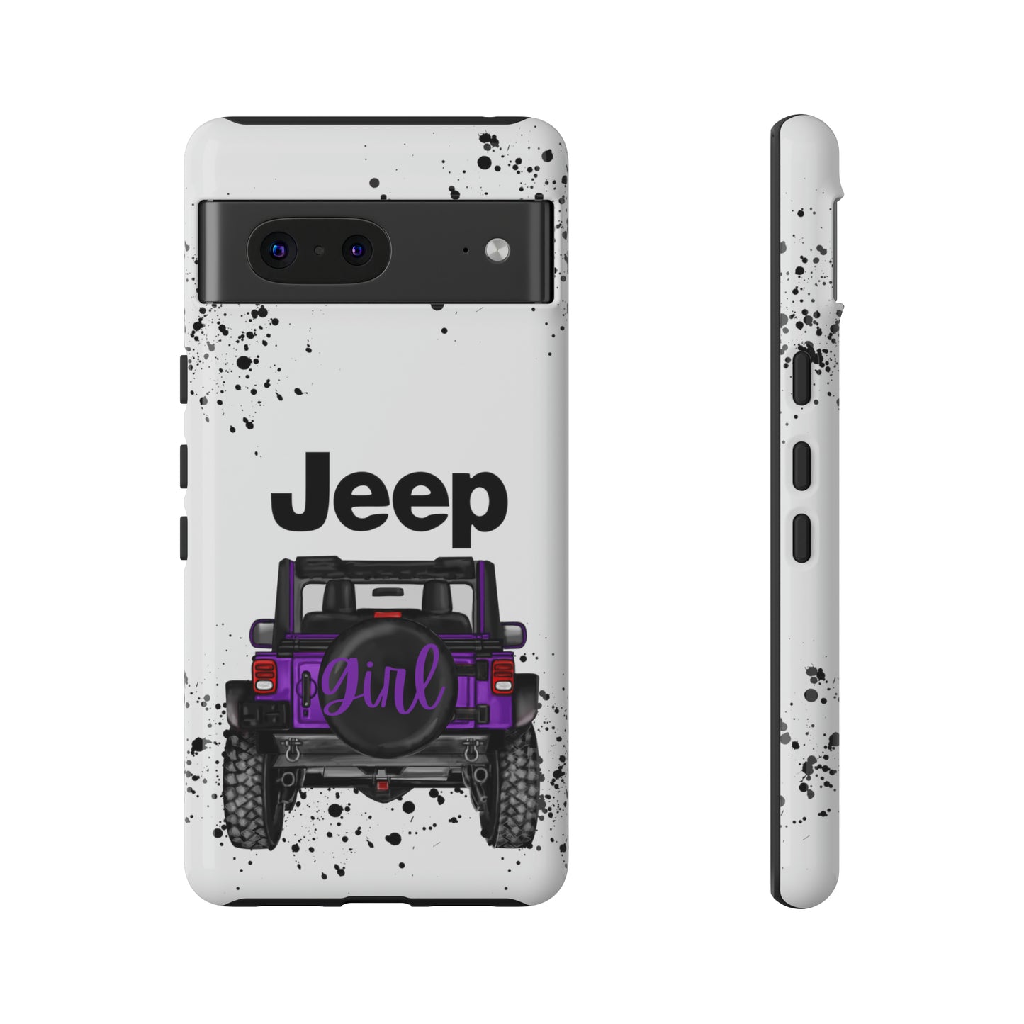 Off Road Girl Dark Purple Protective Case for Iphone, Google and Samsung Phones