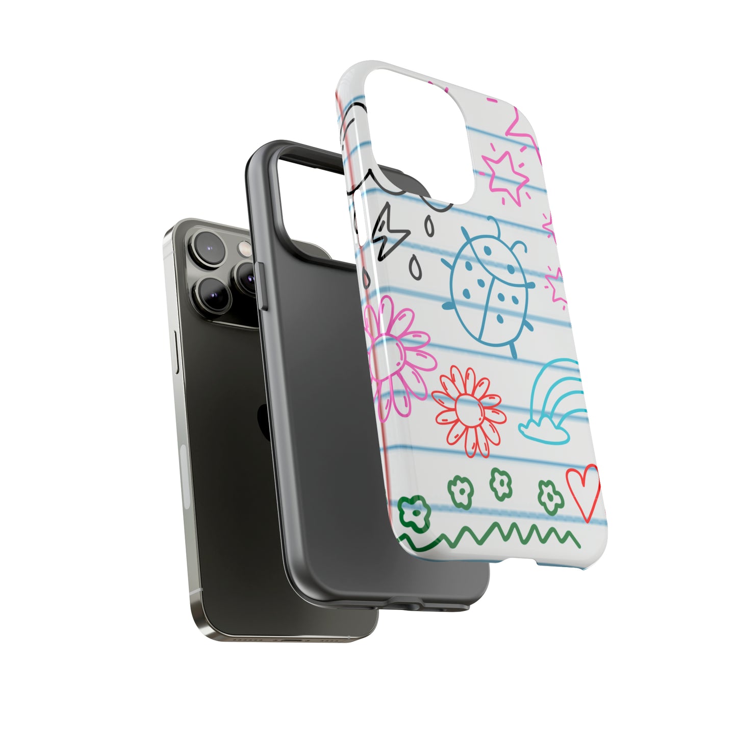 Kid Doodles Protective Phone Case for IPhone, Google and Samsung phones