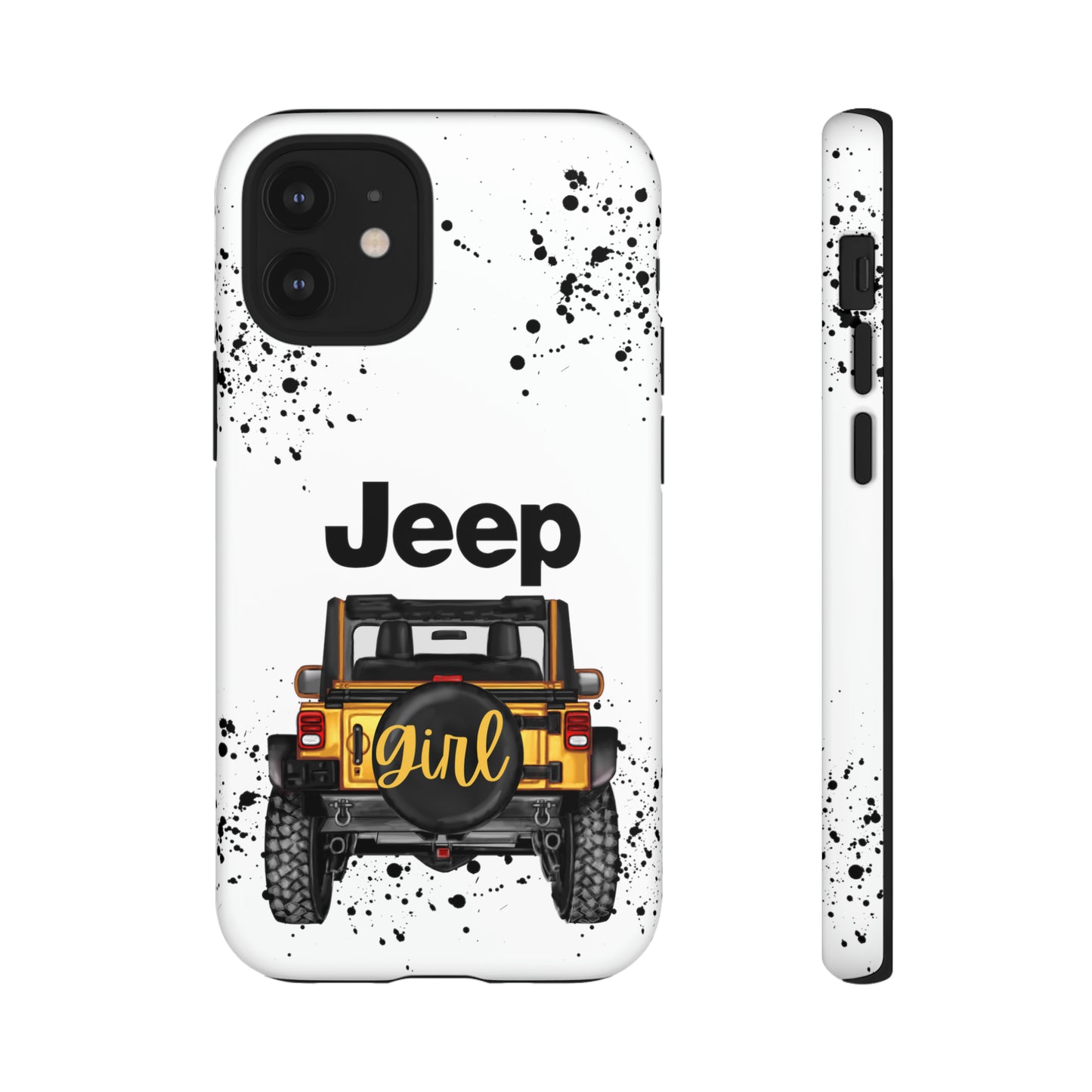 Off Road Girl Yellow Protective Case for Iphone, Google and Samsung Phones