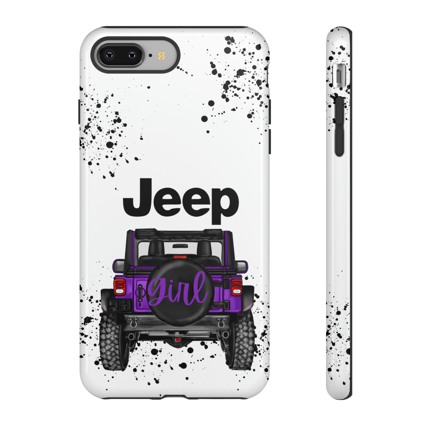 Off Road Girl Dark Purple Protective Case for Iphone, Google and Samsung Phones