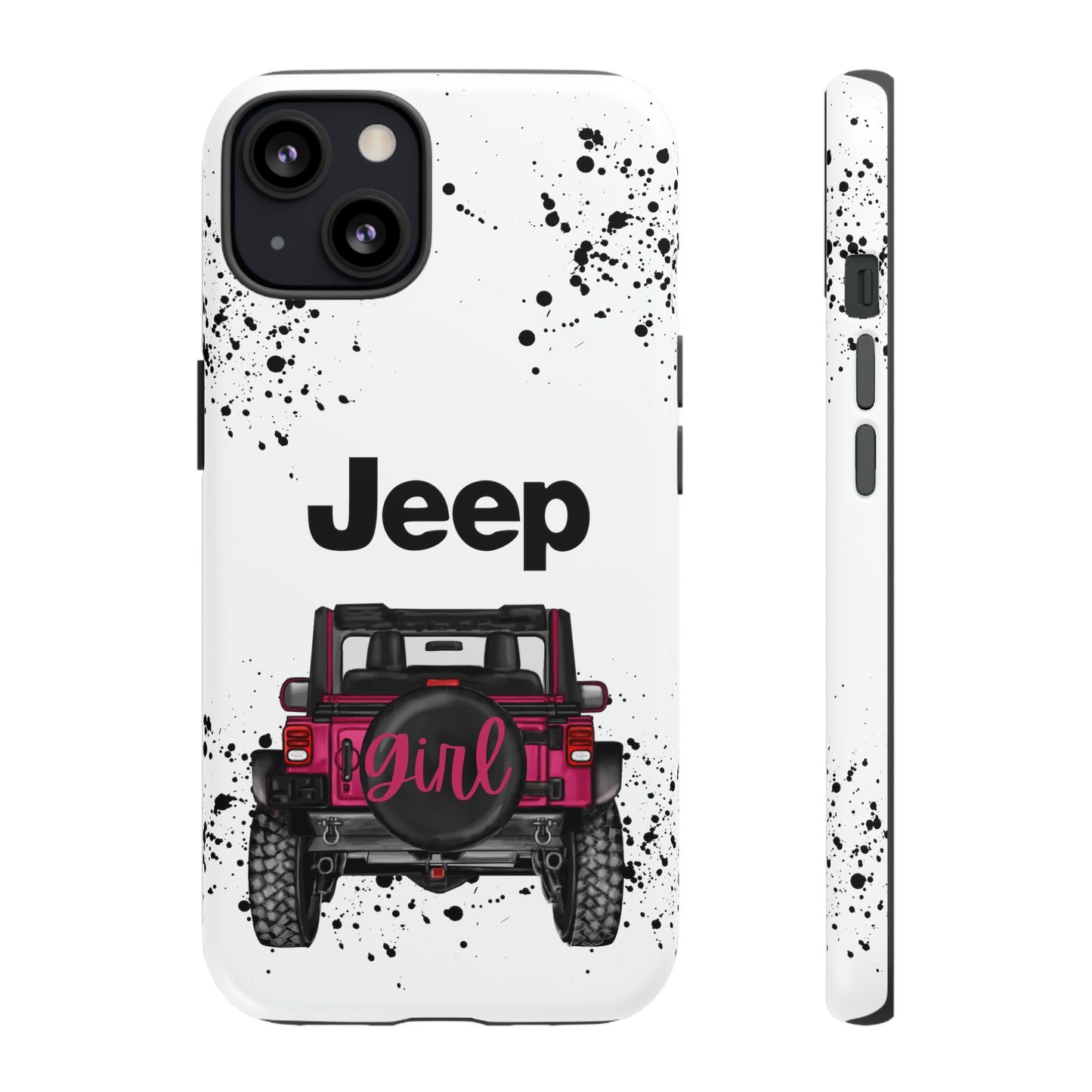 Off Road Girl Red Protective Case for Iphone, Google and Samsung Phones