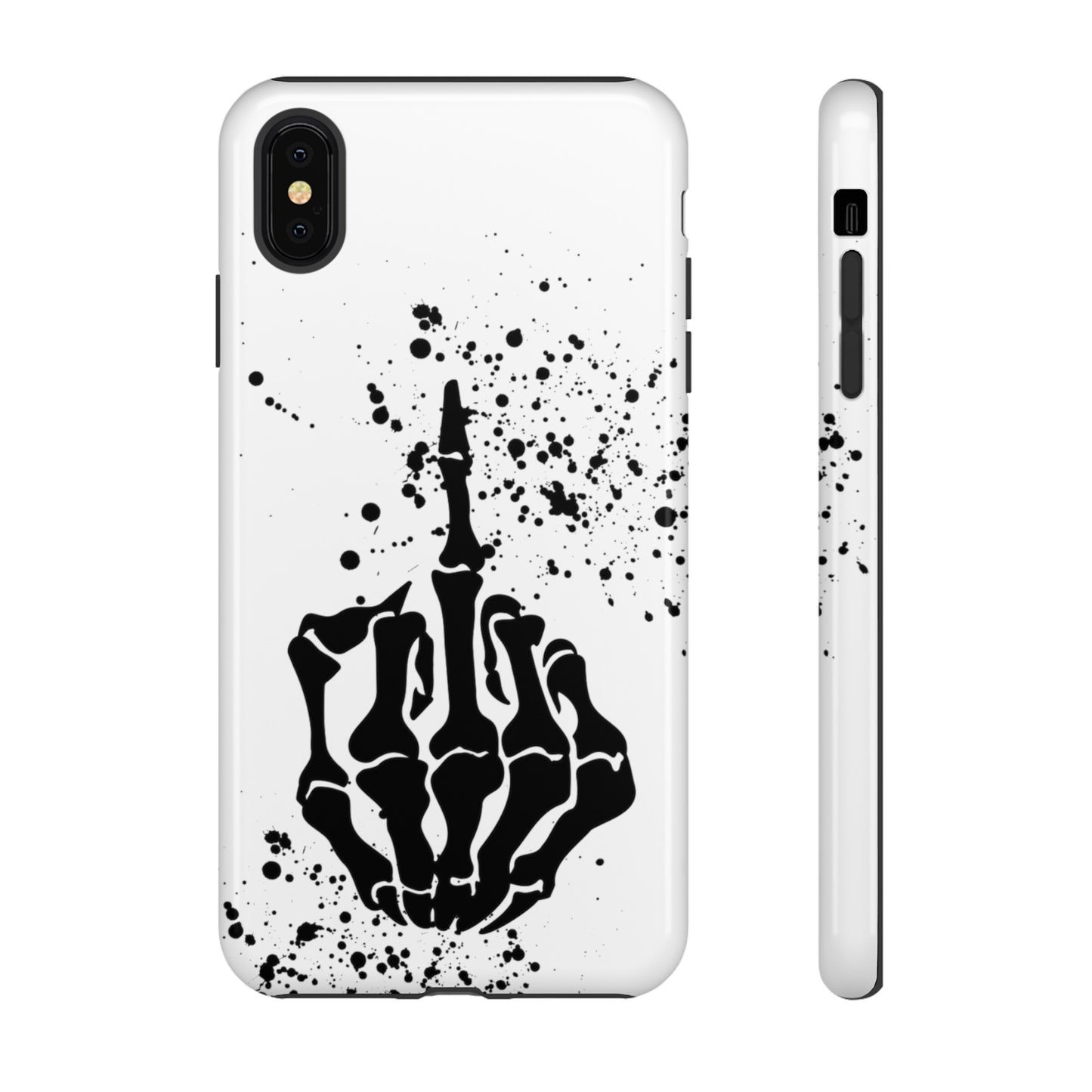 Skeleton, Finger Protective Case for Iphone, a Google and Samsung phones