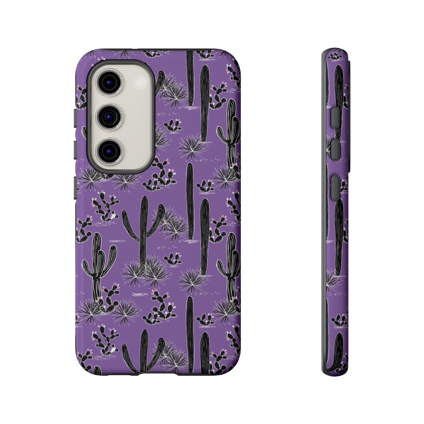 Purple Cactus Love Phone Case