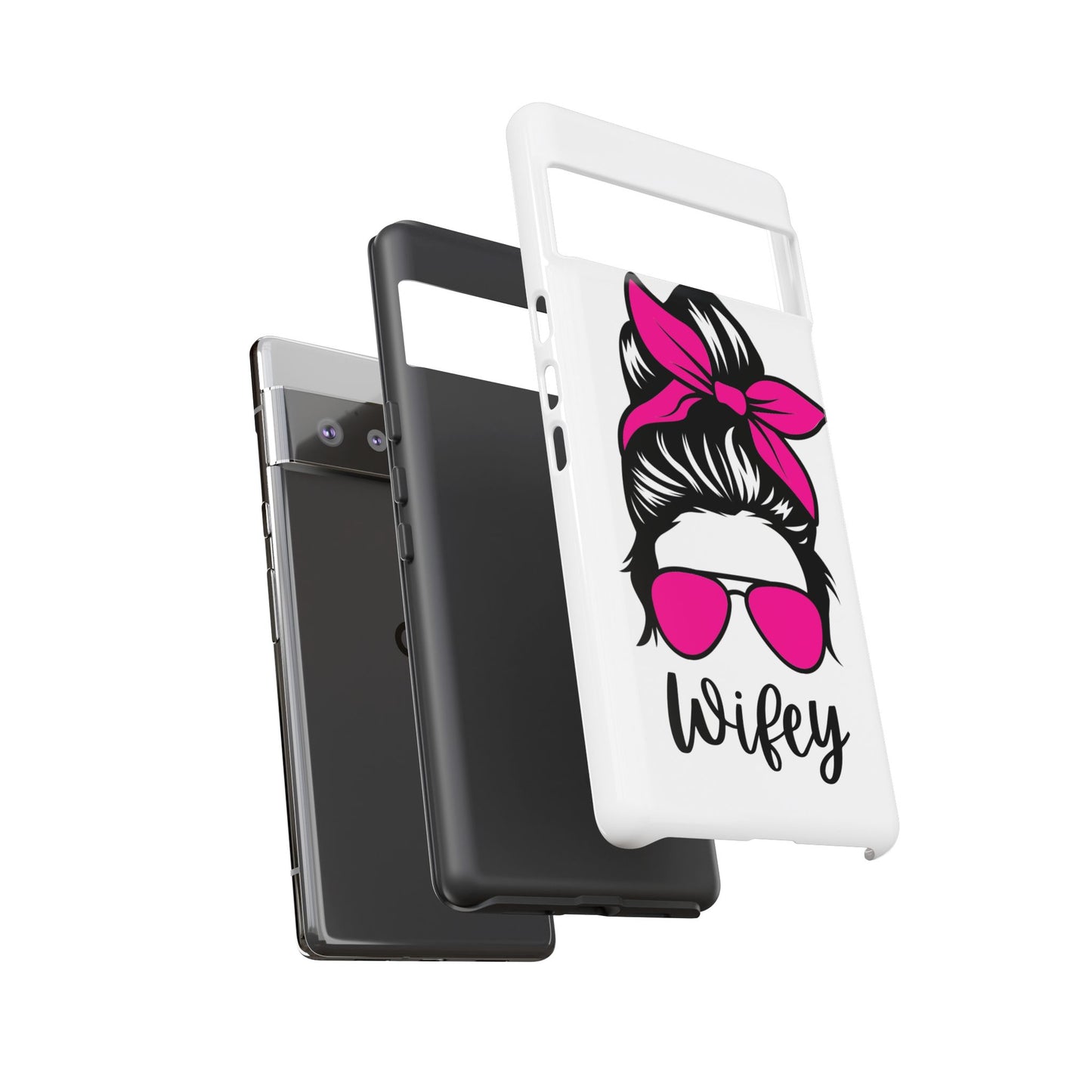 Pink Wifey Protective Case for IPhone, Samsung and Google