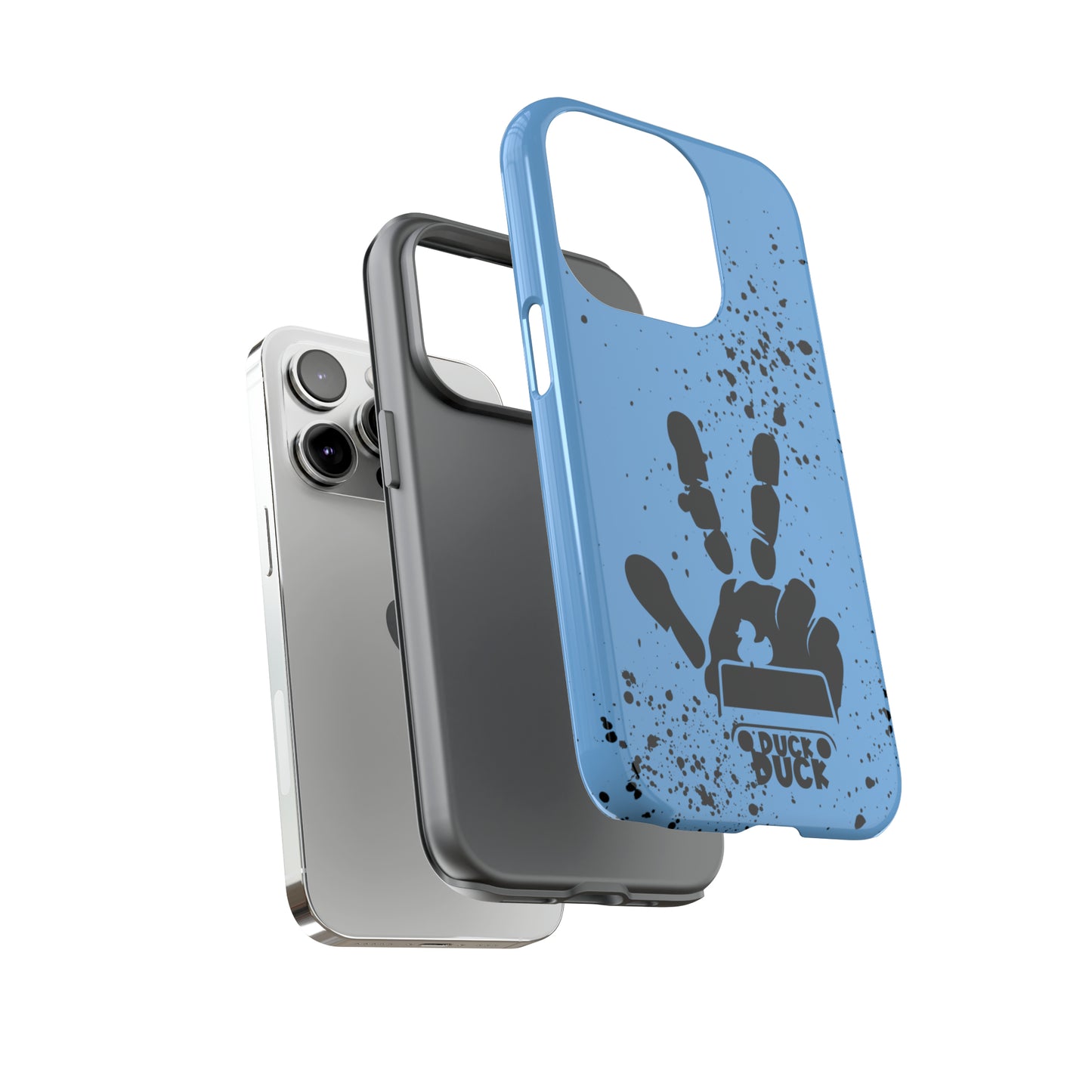 Duck Duck Blue Protective Phone Case for IPhone, Samsung and Google Phones