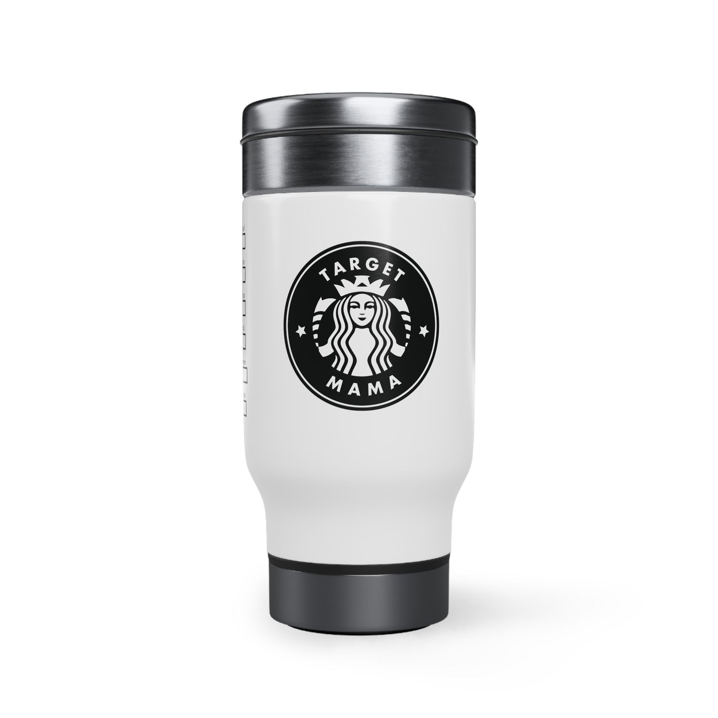 Shopping Coffee Mama Travel Mug with Handle, 14oz