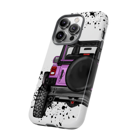 Off Road Life Pink/Light Purple Protective Case for Iphone, Google and Samsung