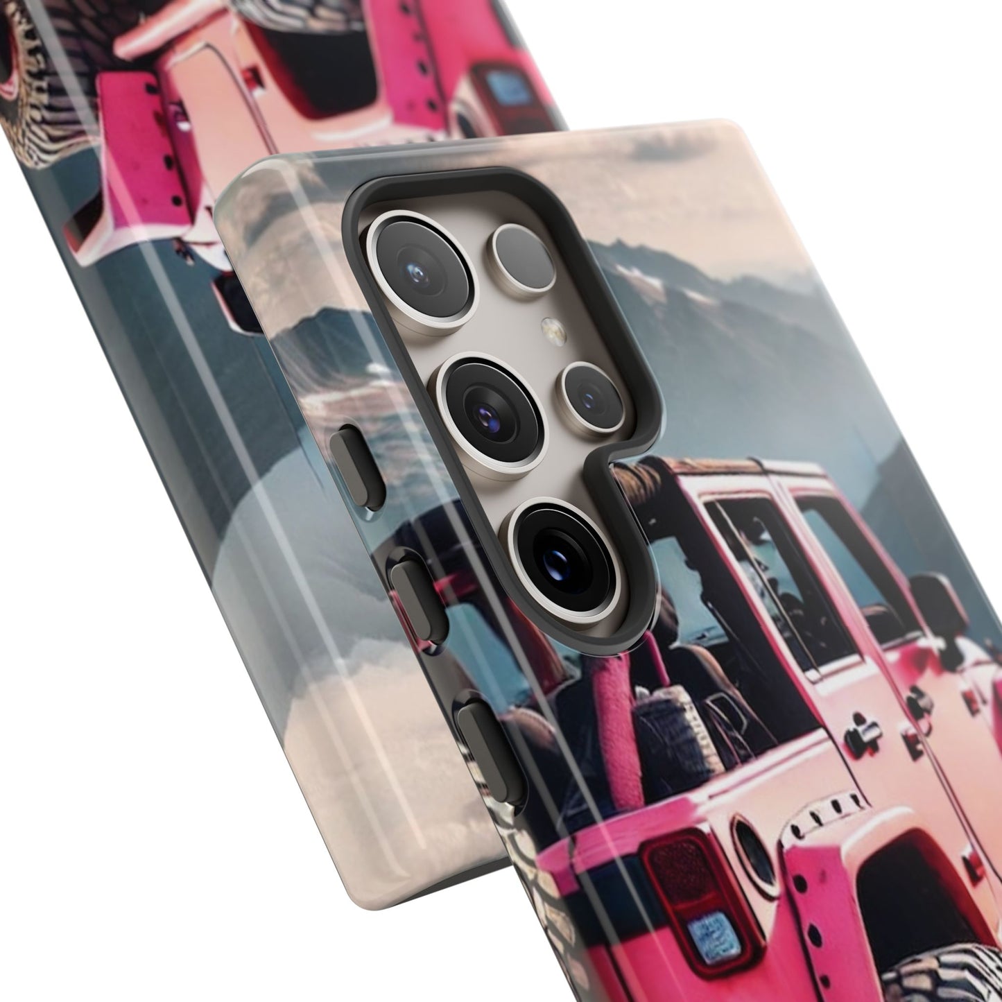 Pink Off Road Girl Phone Case