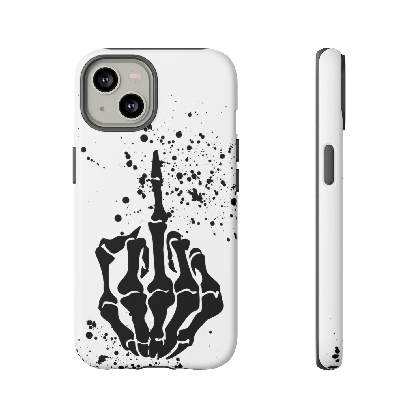 Skeleton, Finger Protective Case for Iphone, a Google and Samsung phones