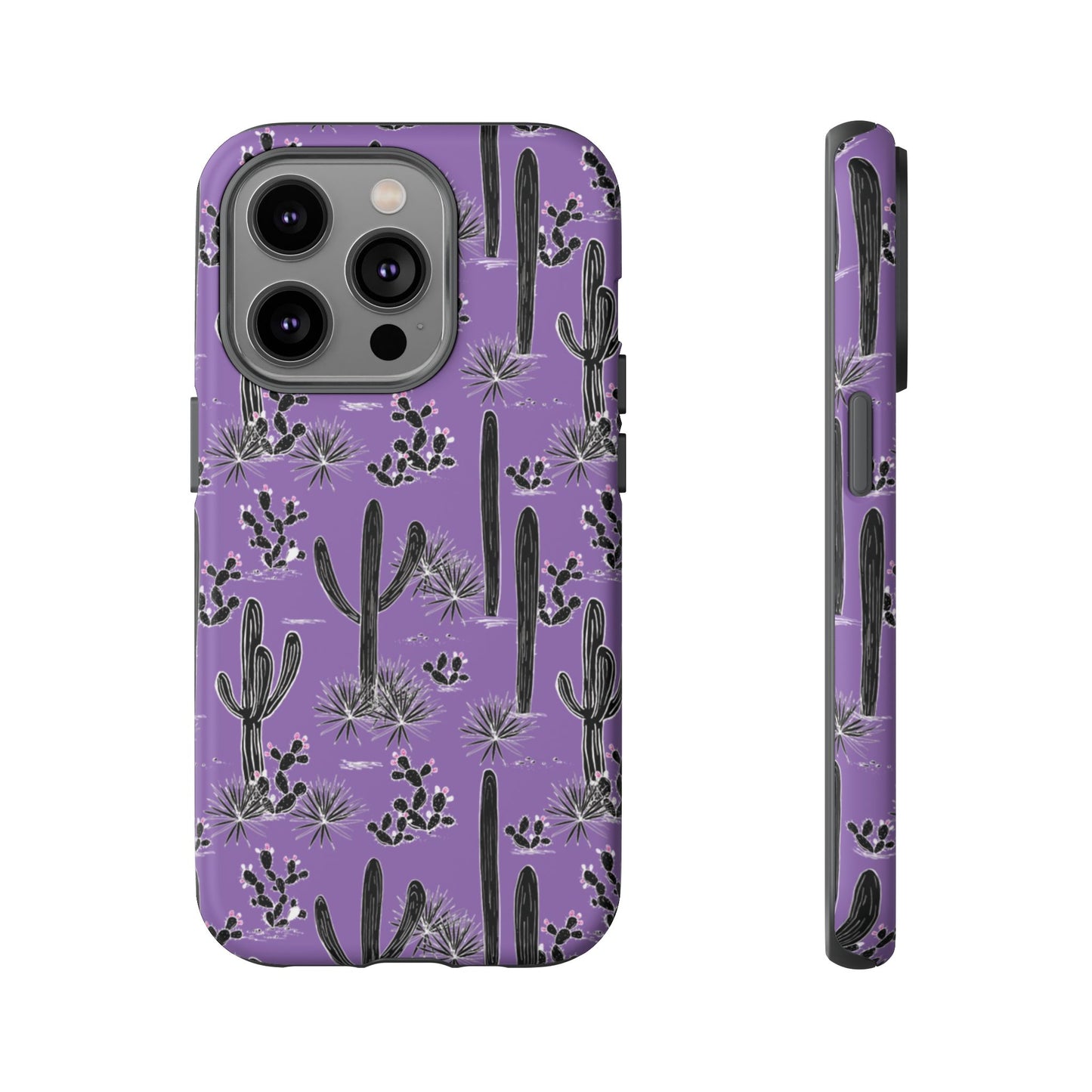 Purple Cactus Love Phone Case