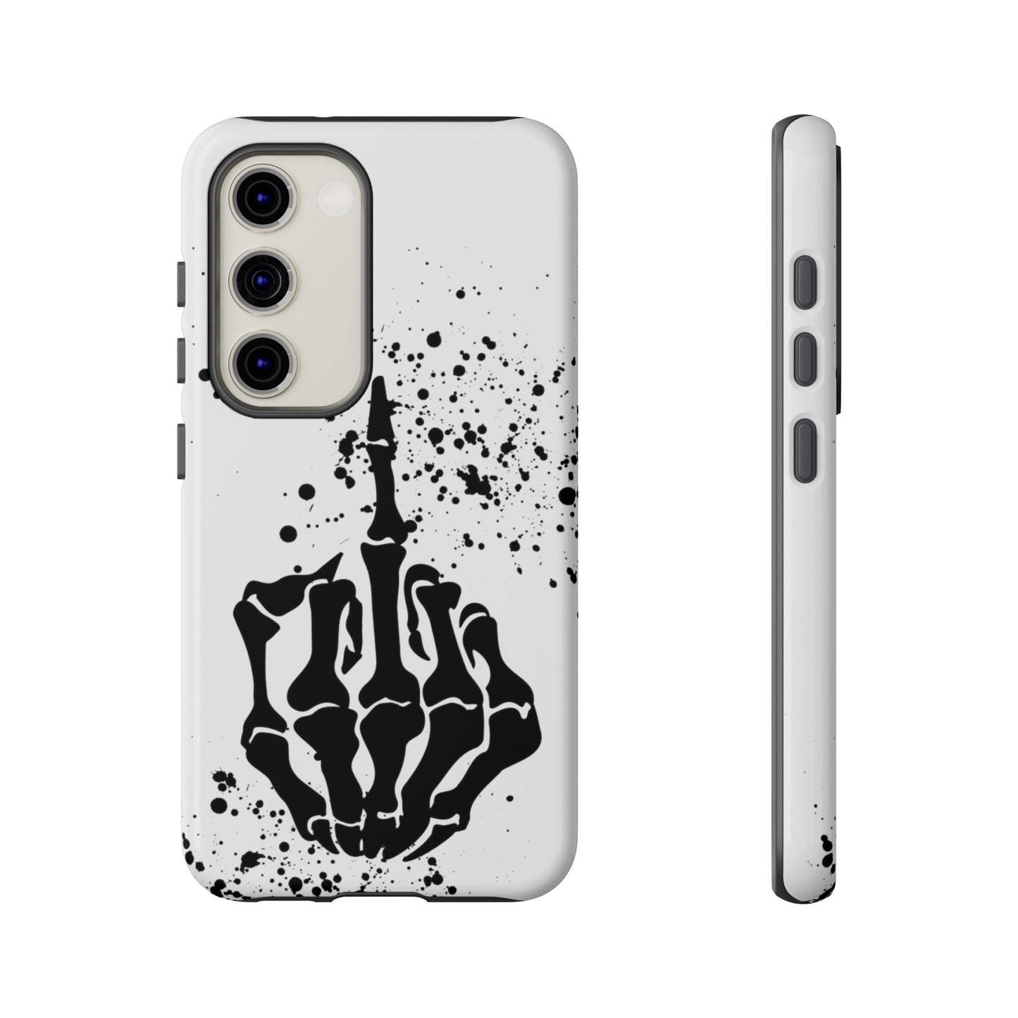 Skeleton, Finger Protective Case for Iphone, a Google and Samsung phones