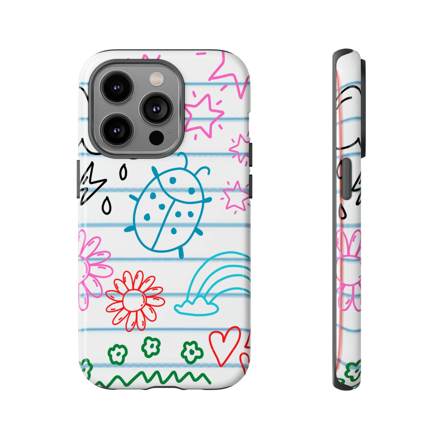 Kid Doodles Protective Phone Case for IPhone, Google and Samsung phones