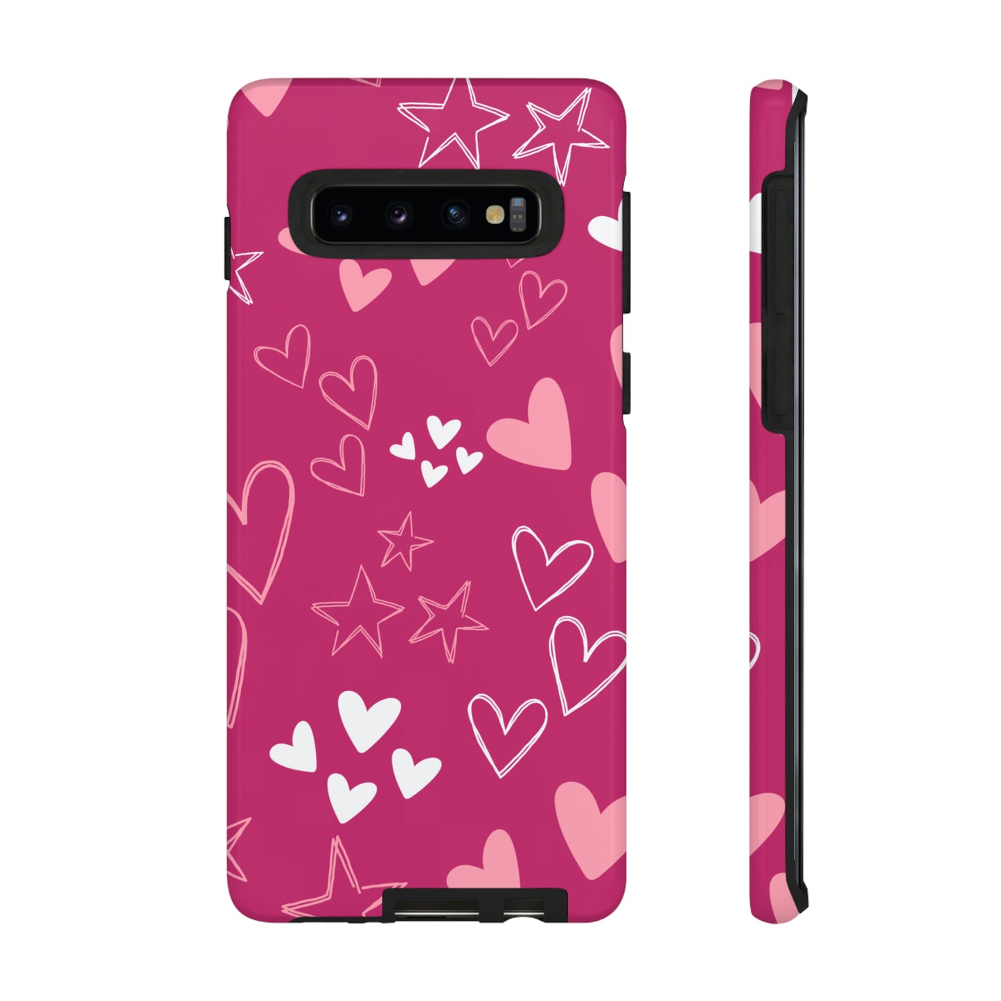 Heart and Stars Protective Case for Google, IPhone and Samsung phones