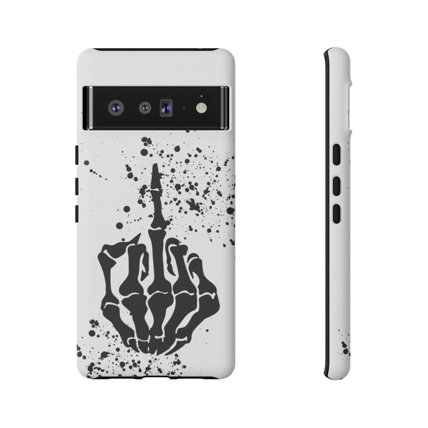 Skeleton, Finger Protective Case for Iphone, a Google and Samsung phones