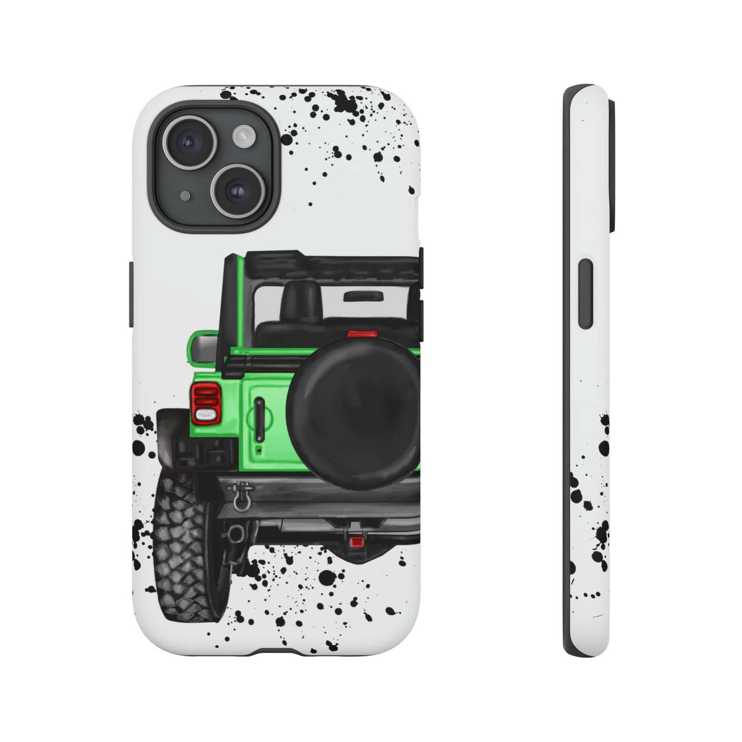 Off Road Life Green Protective Case for Iphone, Google and Samsung