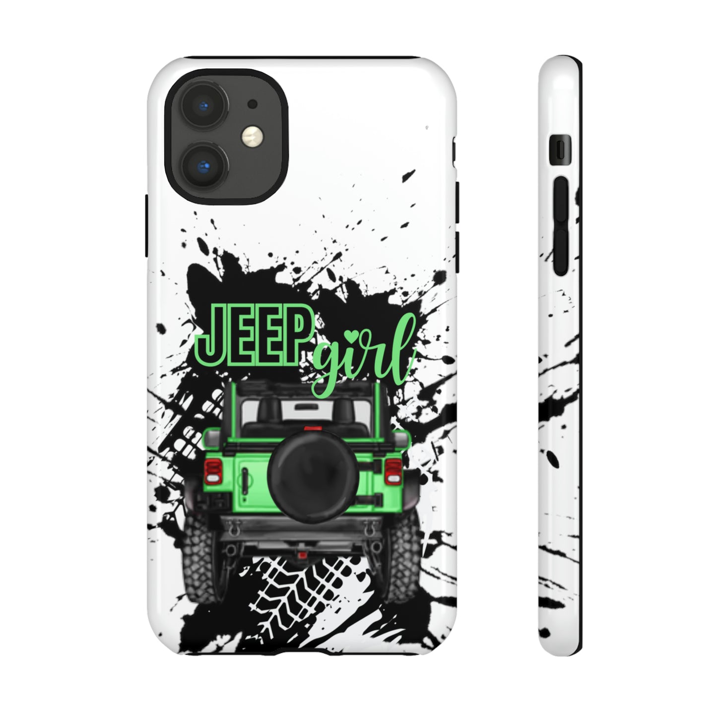 Off Road Girl Green Tough Cases