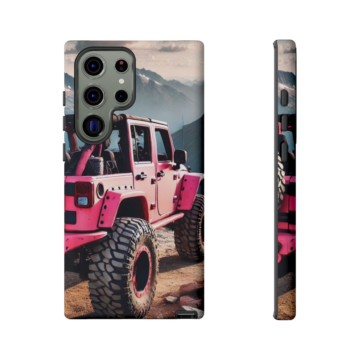 Pink Off Road Girl Phone Case