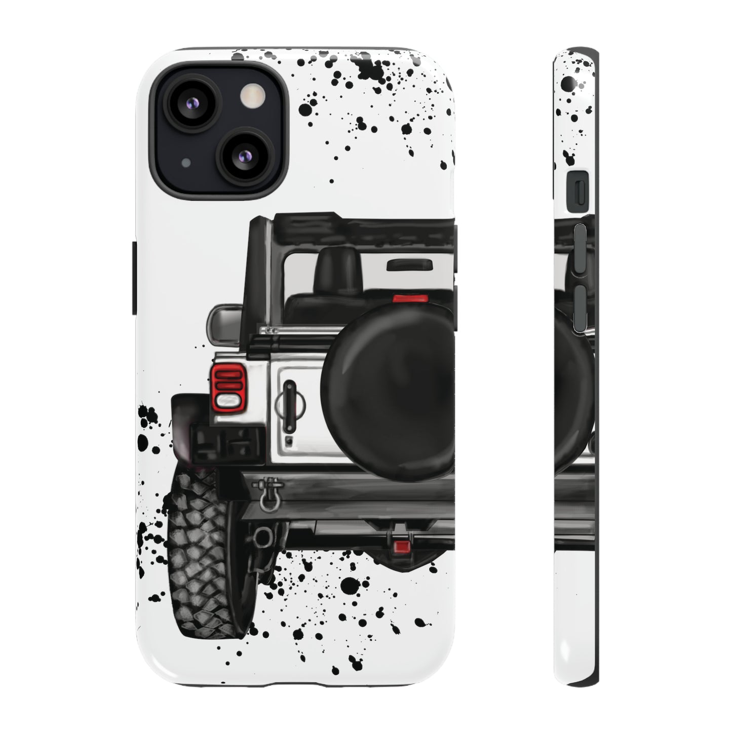 Off Road Life White Protective Case for Iphone, Google and Samsung