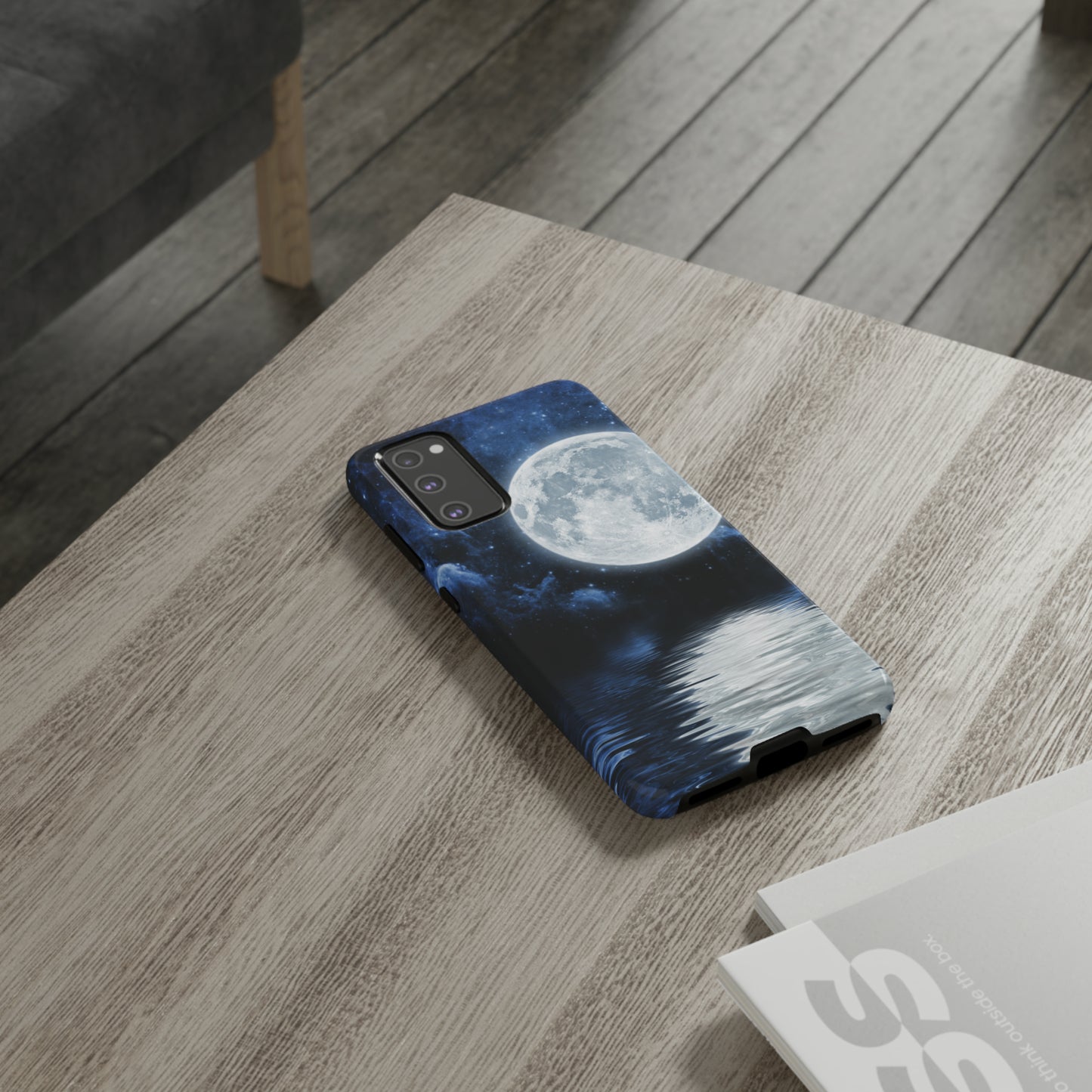 Moon Reflection Protective Phone Case for IPhone, Google and Samsung Phones