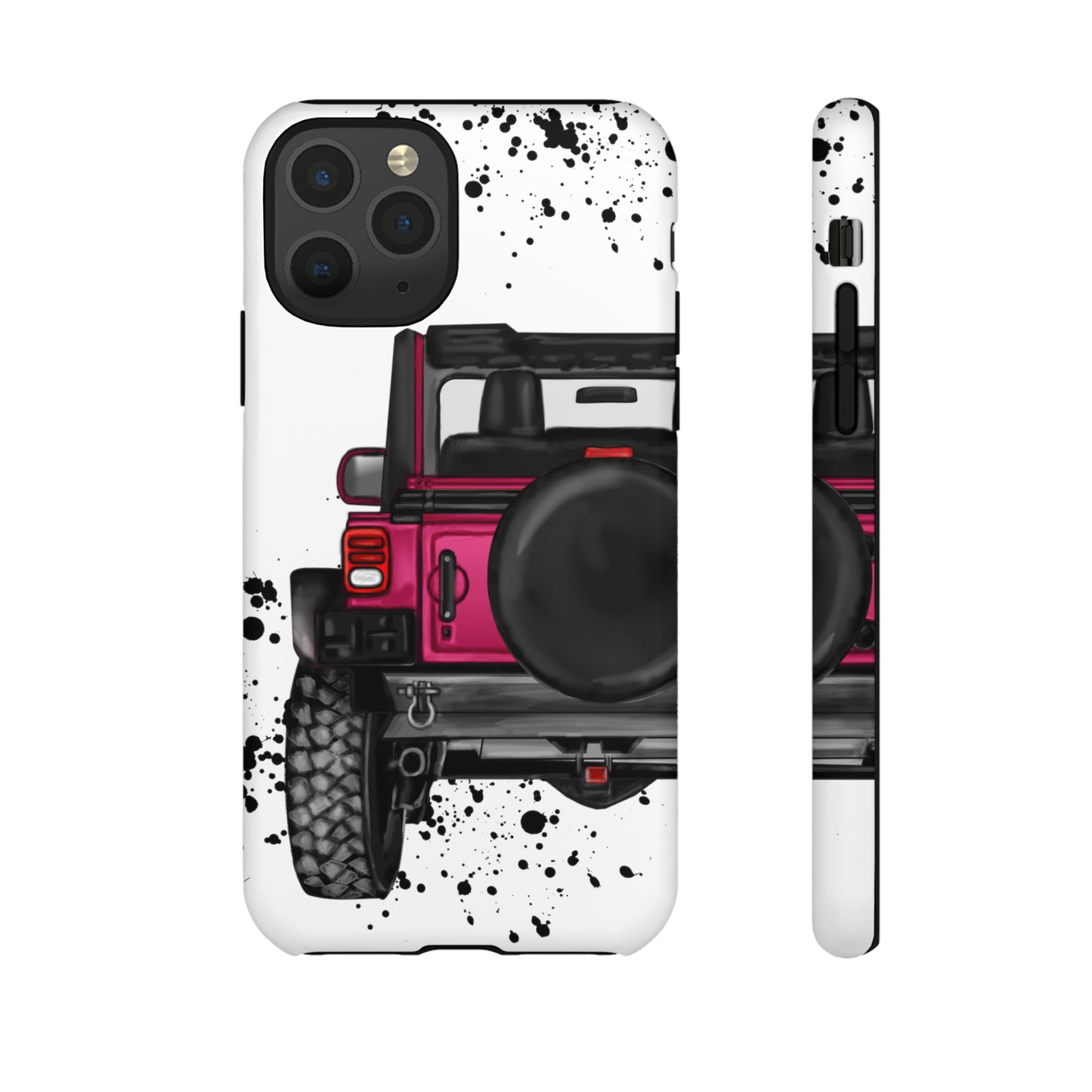 Off Road Life Dark Pink Protective Case for Iphone, Google and Samsung