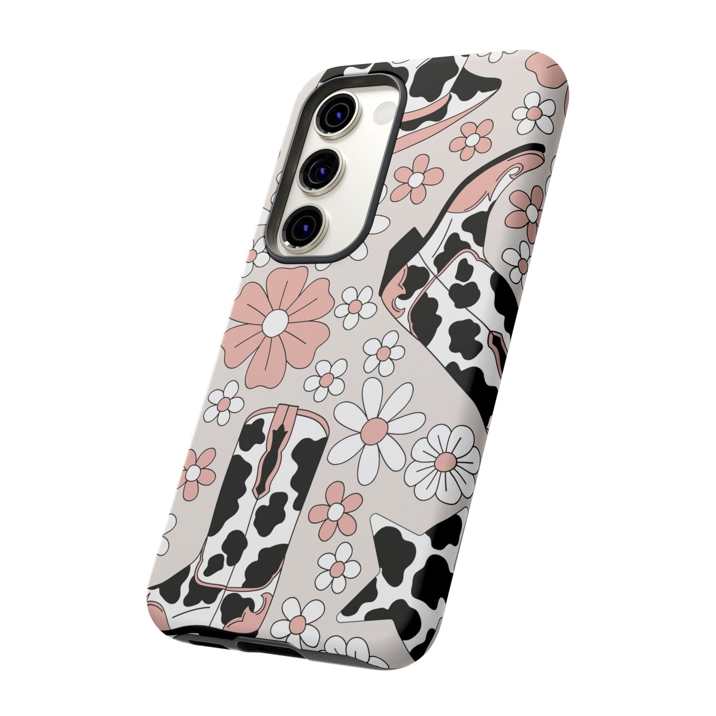 Western Flower Protective Phone Case for Google, Iphone and Samsung Phones