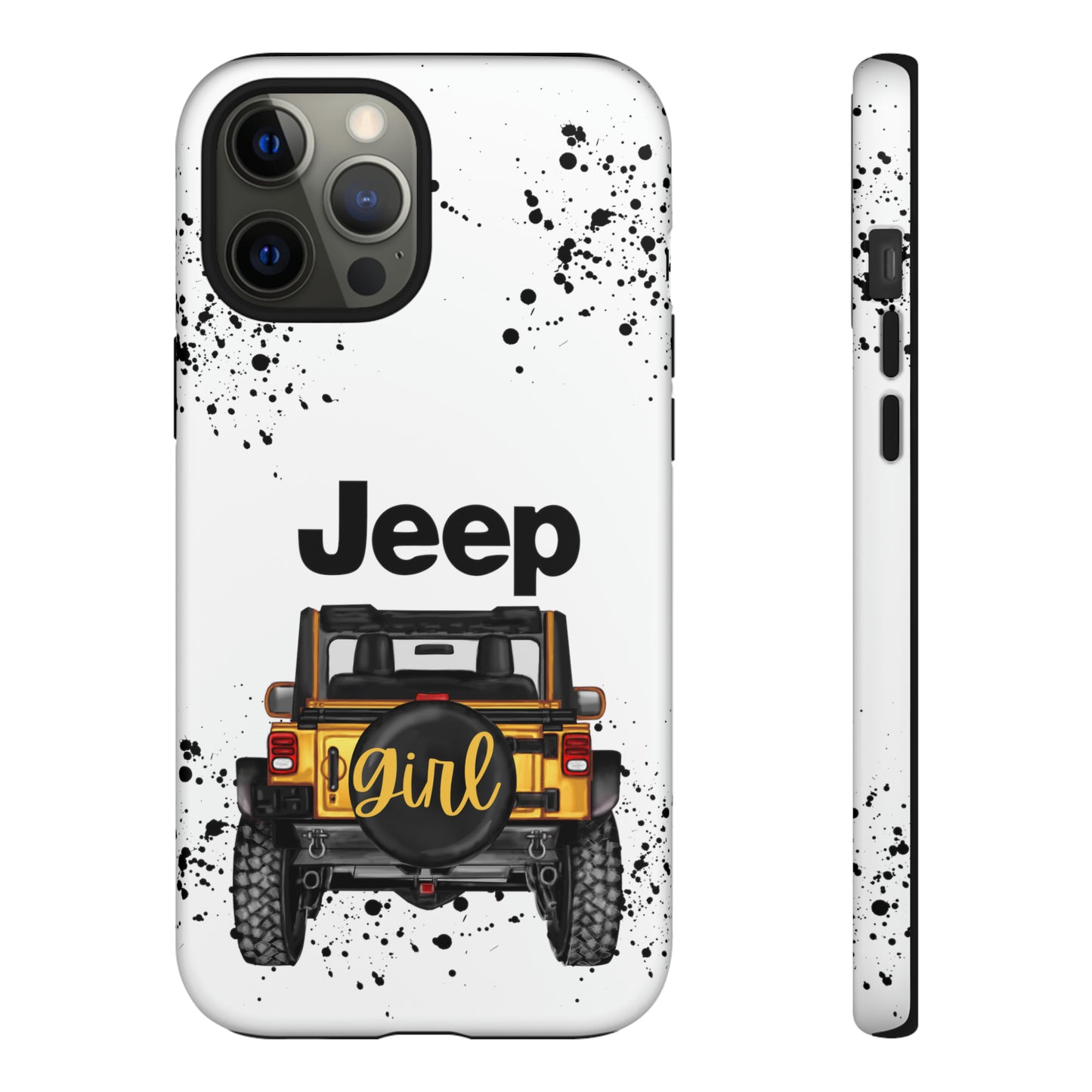 Off Road Girl Yellow Protective Case for Iphone, Google and Samsung Phones