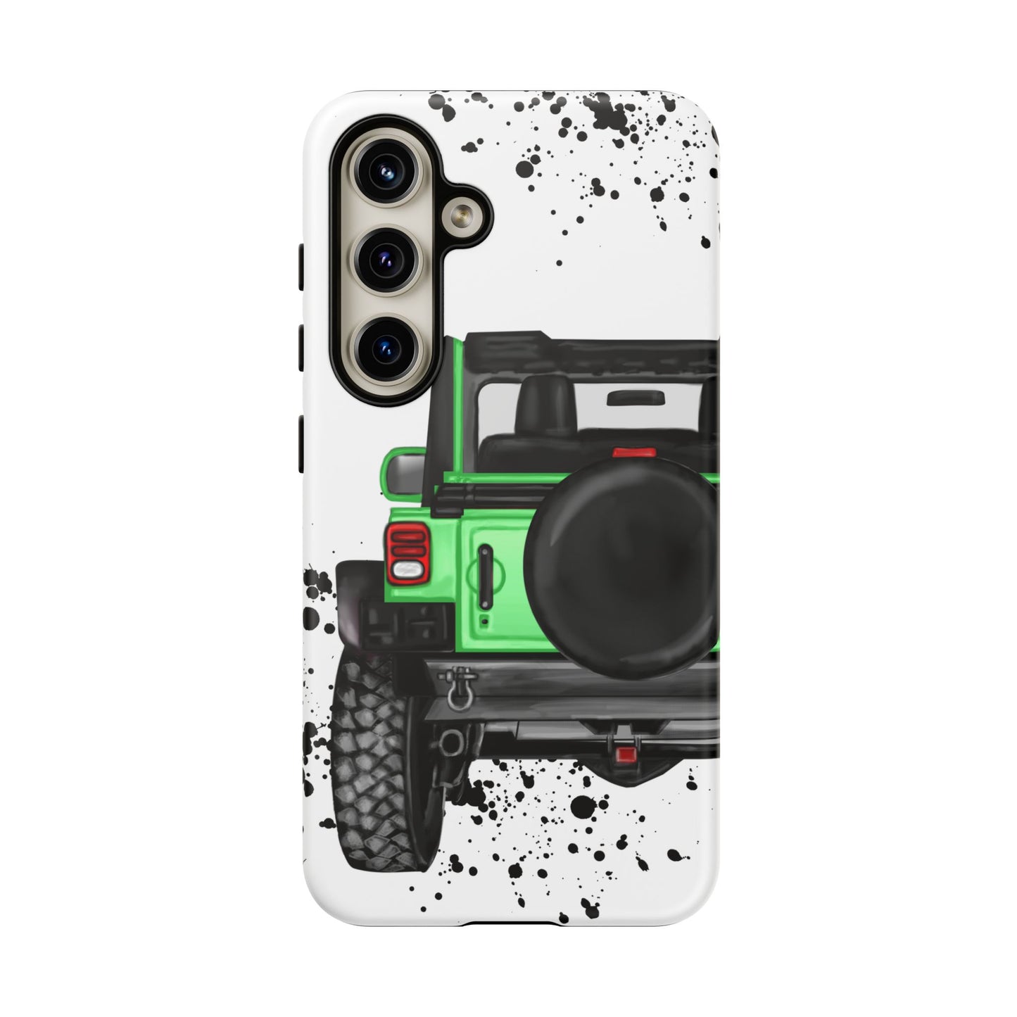 Off Road Life Green Protective Case for Iphone, Google and Samsung