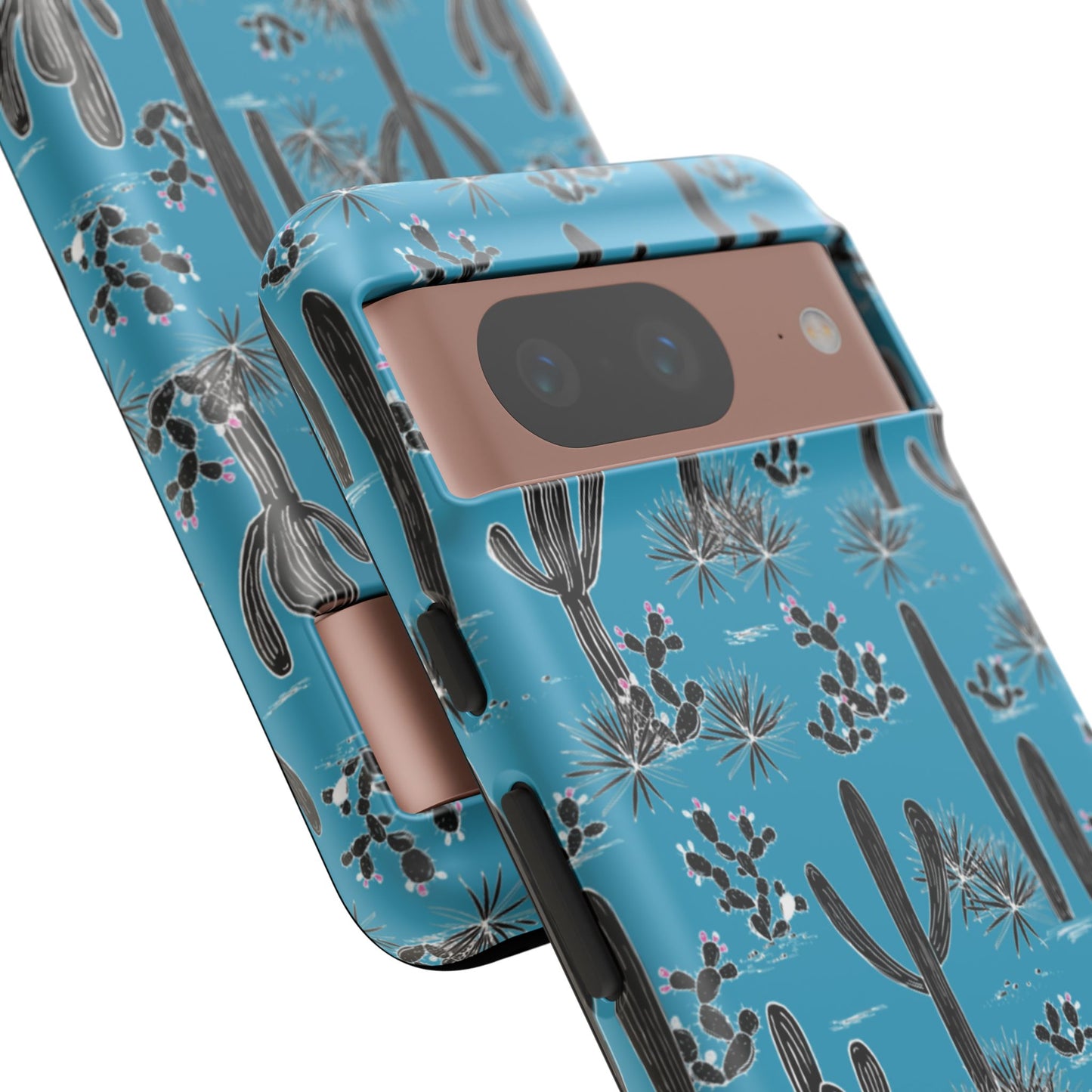 Turquoise Cactus Love Phone Case