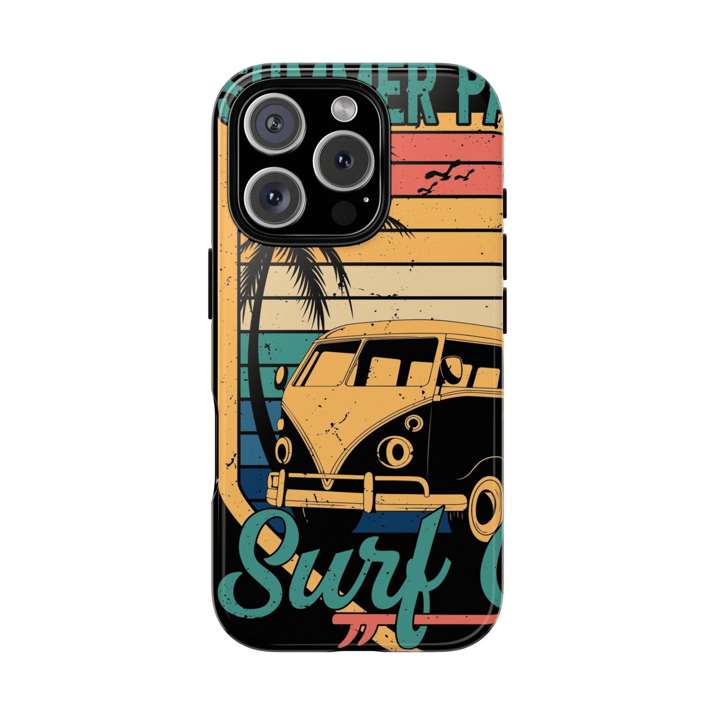 Retro Van Surf Summer Protective Phone Case