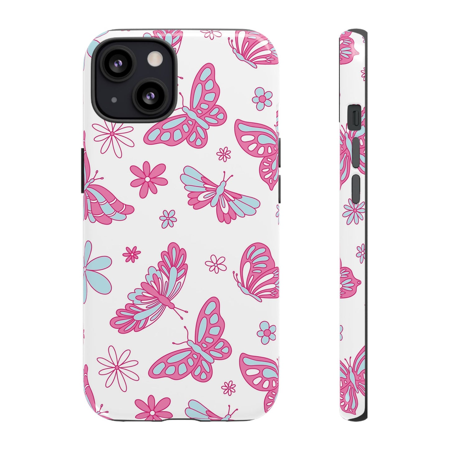 Pastel Butterflies Protective Phone Case