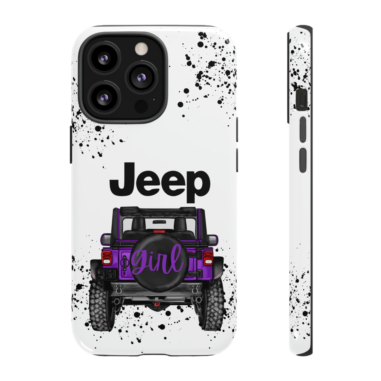 Off Road Girl Dark Purple Protective Case for Iphone, Google and Samsung Phones