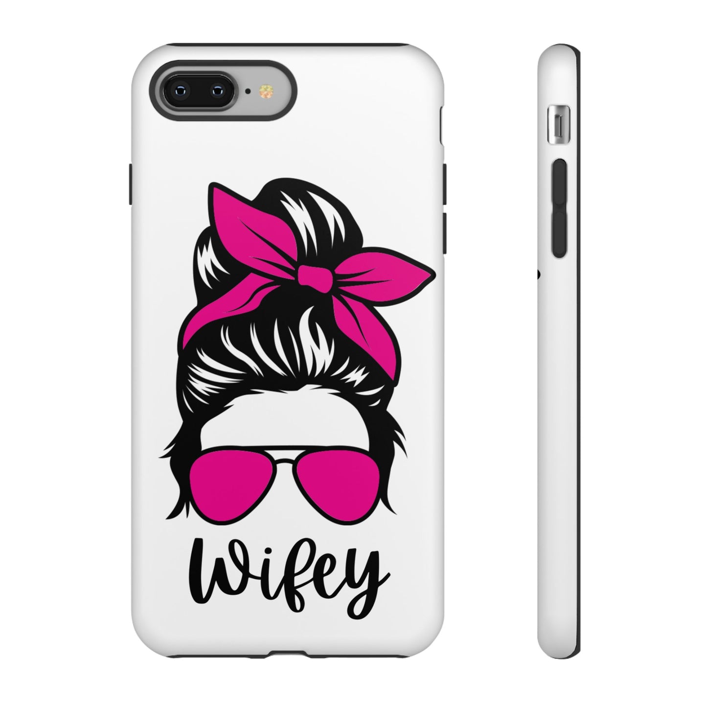 Pink Wifey Protective Case for IPhone, Samsung and Google